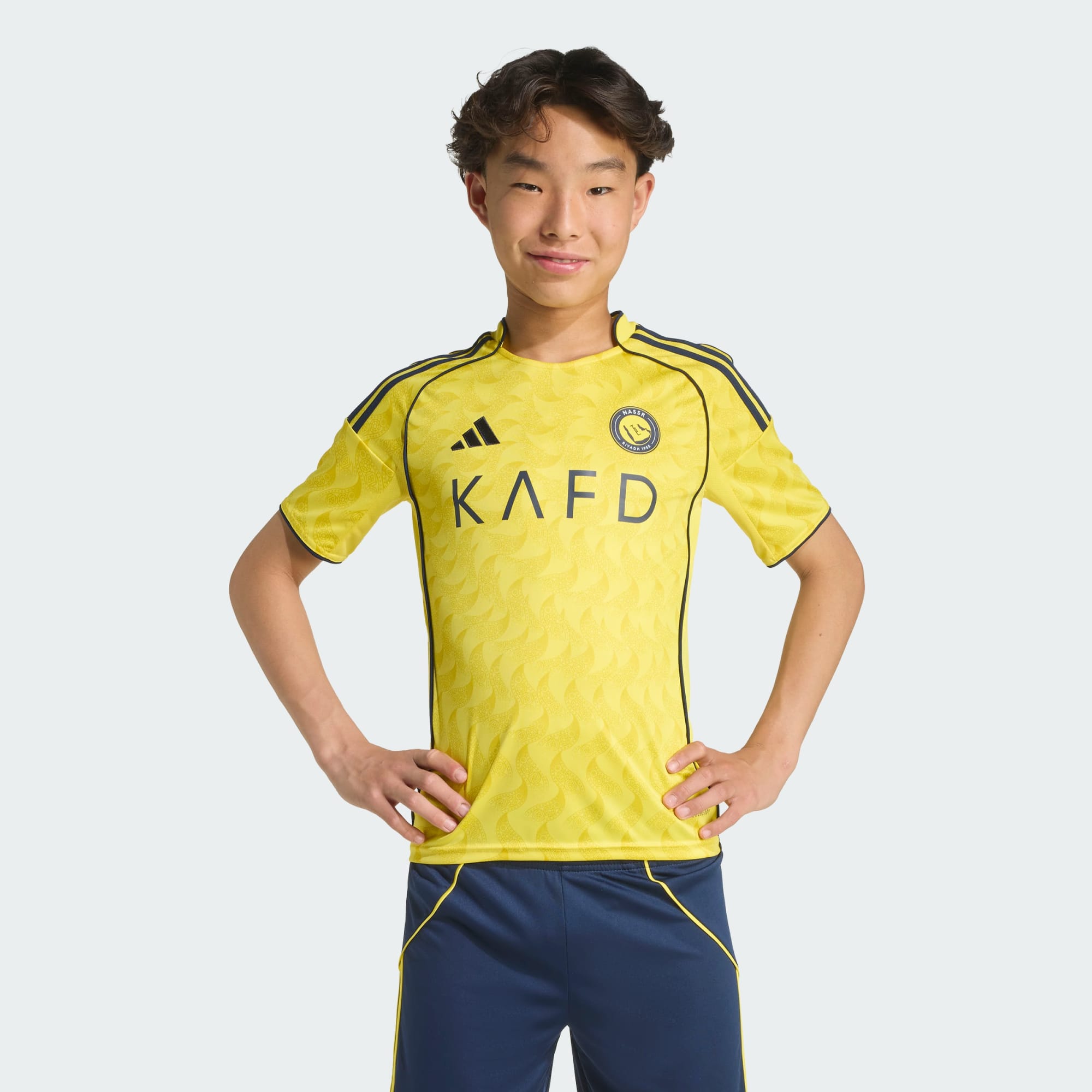 adidas Al Nassr FC 25/26 Ronaldo Home Jersey Kids