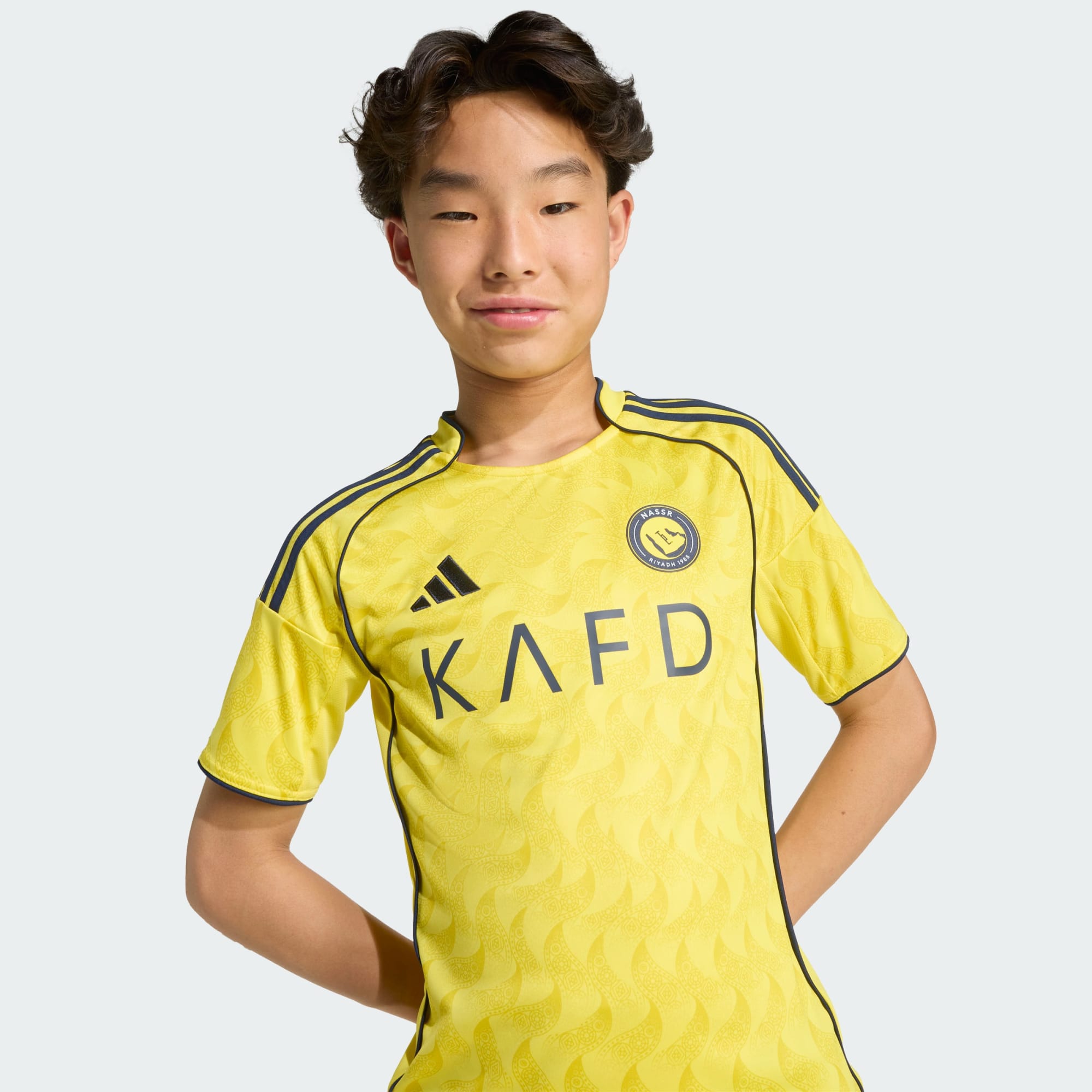 adidas Al Nassr FC 25/26 Ronaldo Home Jersey Kids