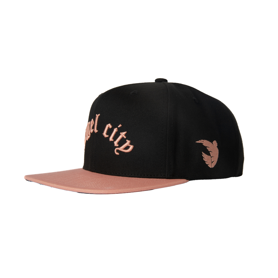 Mitchell and Ness Angel City FC Blackletter Snapback - 6HSSTP22138-ACFBKPK-MITCHELL & NESS by Mitchell & Ness | Available at Niky's Sports