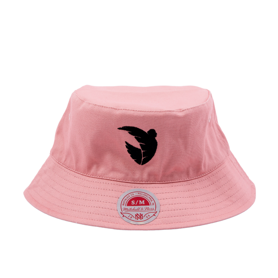 Mitchell and Ness Angel City FC Reversible Bucket Hat - BUCKTP22146-ACFBLCK-MITCHELL & NESS by Mitchell & Ness | Available at Niky's Sports