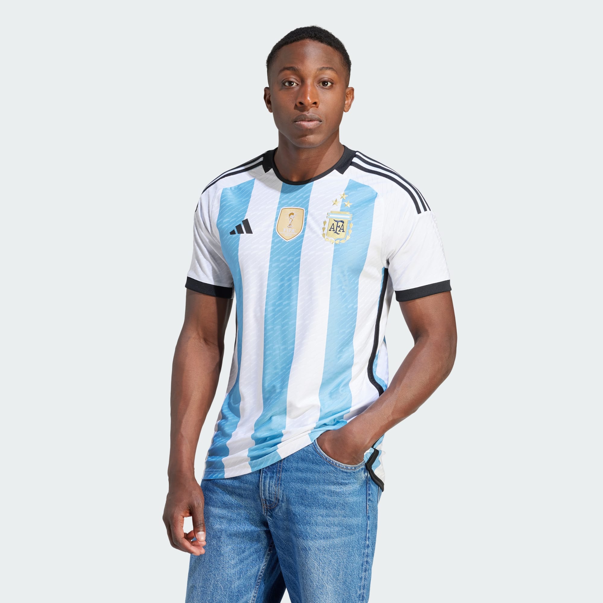 adidas ARGENTINA 22 3 STARS HOME AUTHENTIC JERSEY
