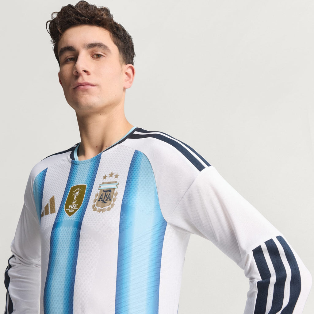 adidas Argentina 26 Home Authentic Long Sleeve Jersey