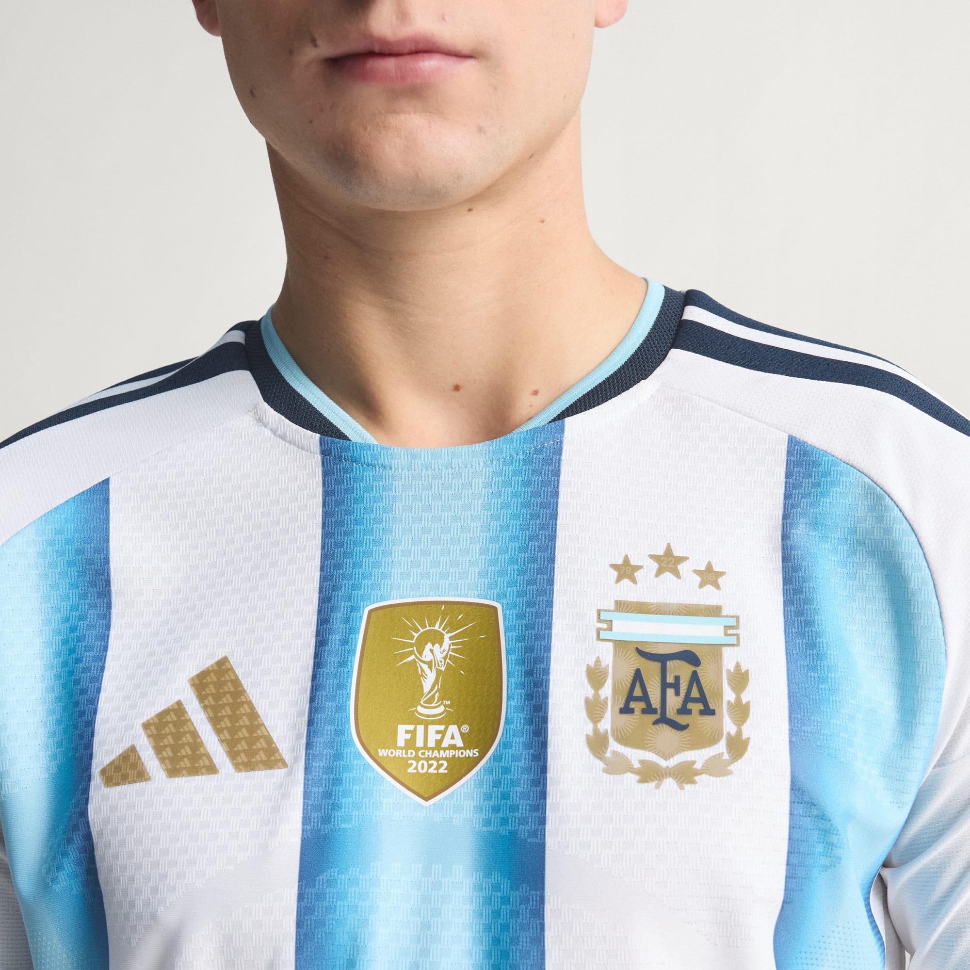 adidas Argentina 26 Home Authentic Long Sleeve Jersey