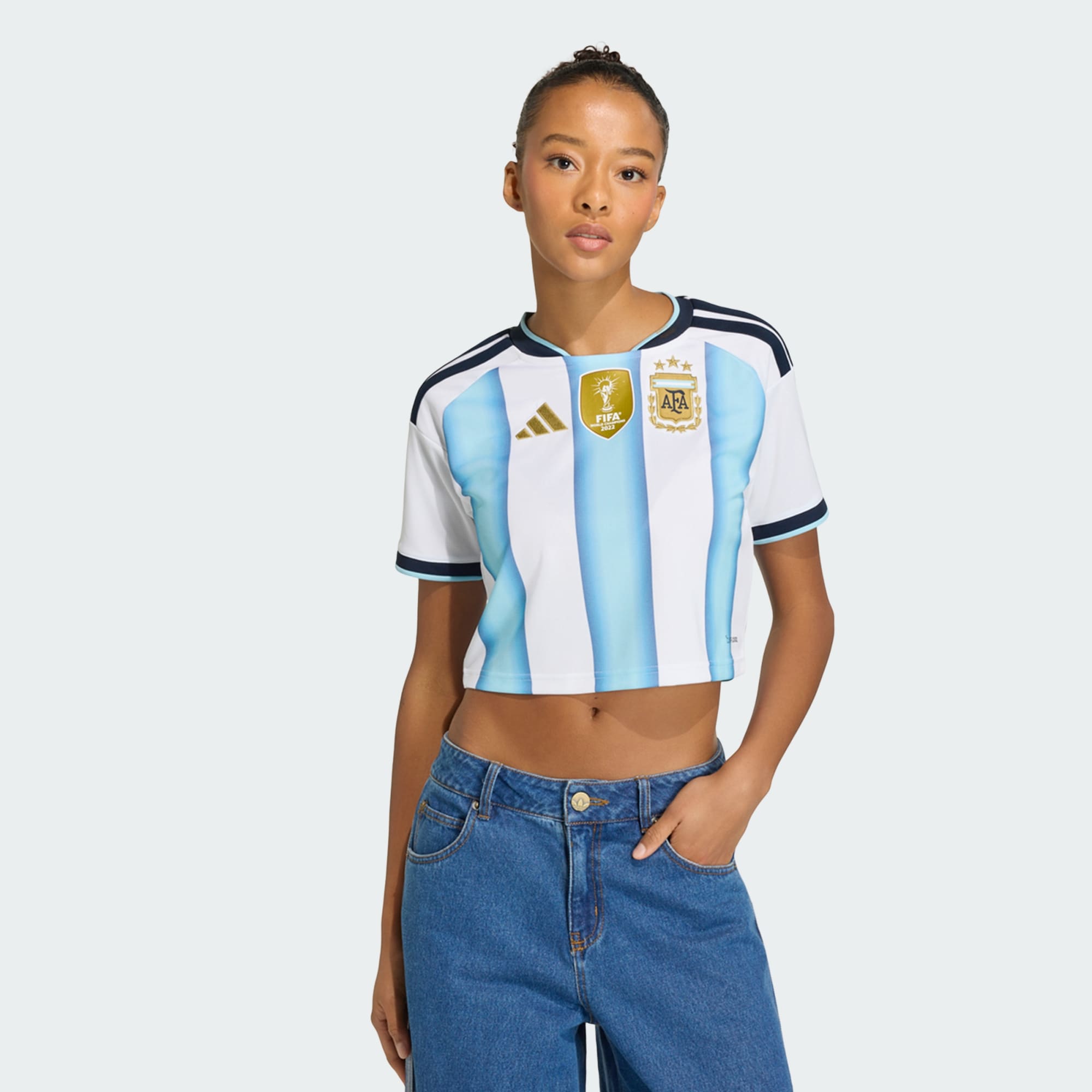 adidas Argentina 26 Home Cropped Women's Jersey