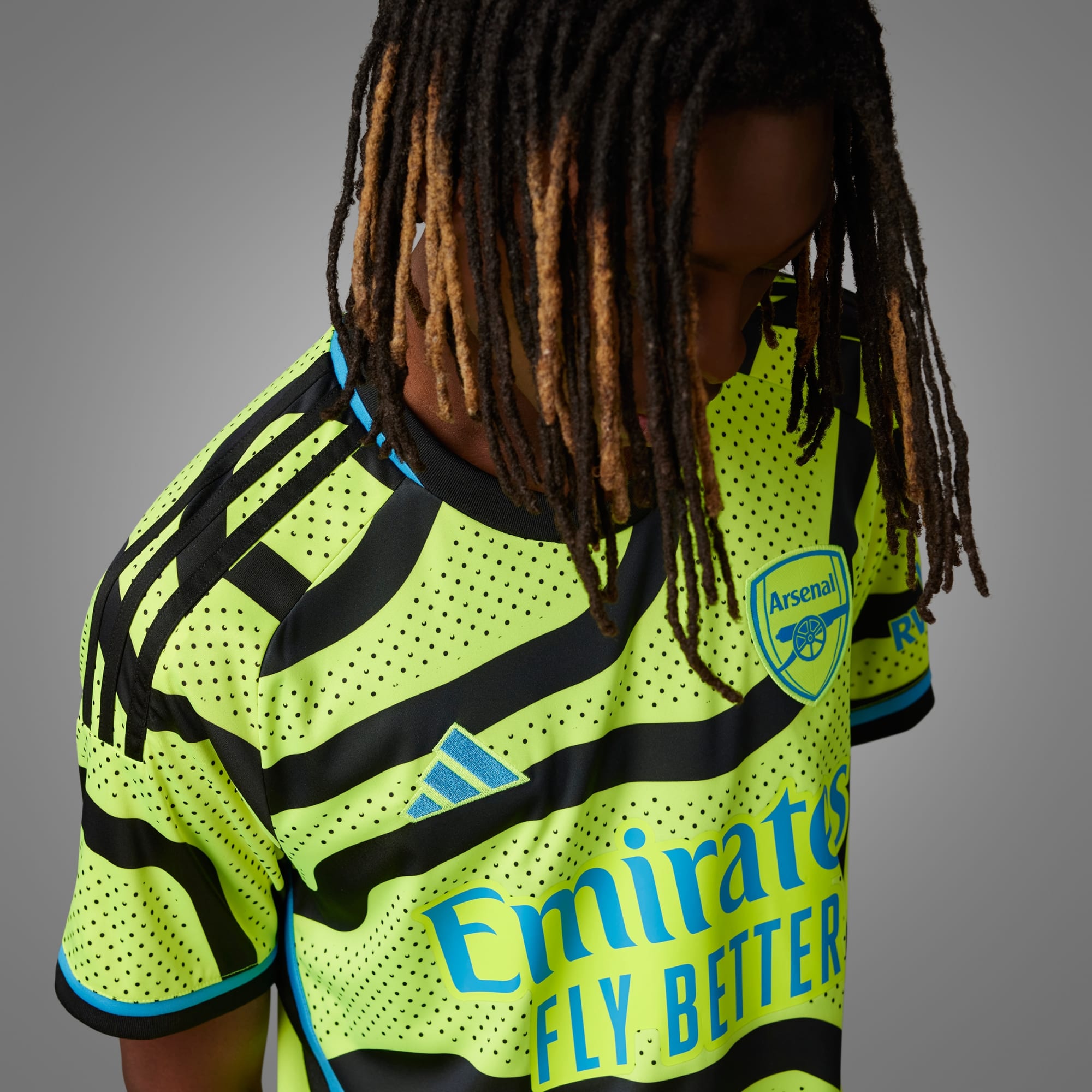Arsenal Yellow adidas ARSENAL 23/24 AWAY JERSEY - Niky's Sports