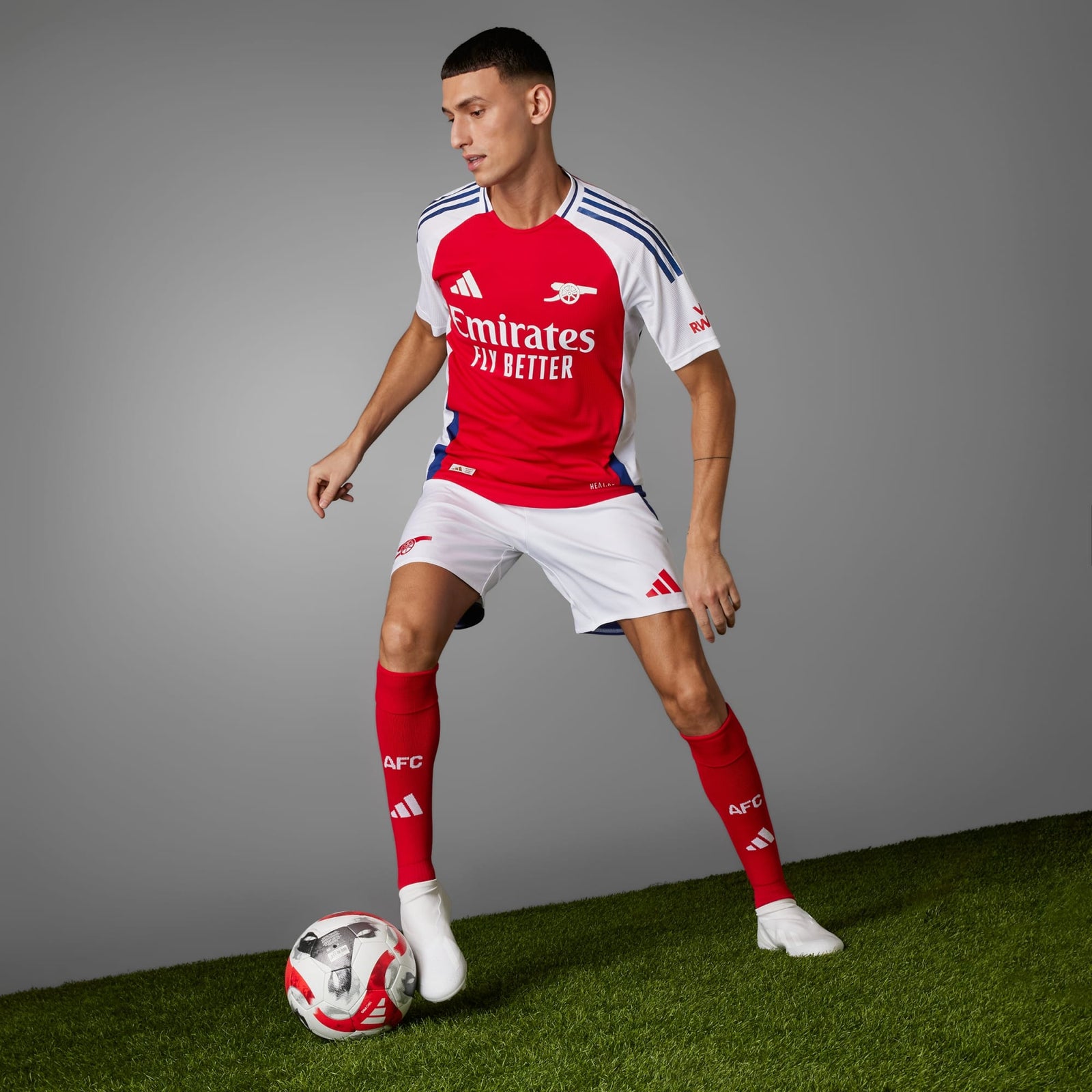 adidas ARSENAL 24/25 MEN'S HOME AUTHENTIC JERSEY - IT6140-ADIDAS by adidas | Available at Niky's Sports