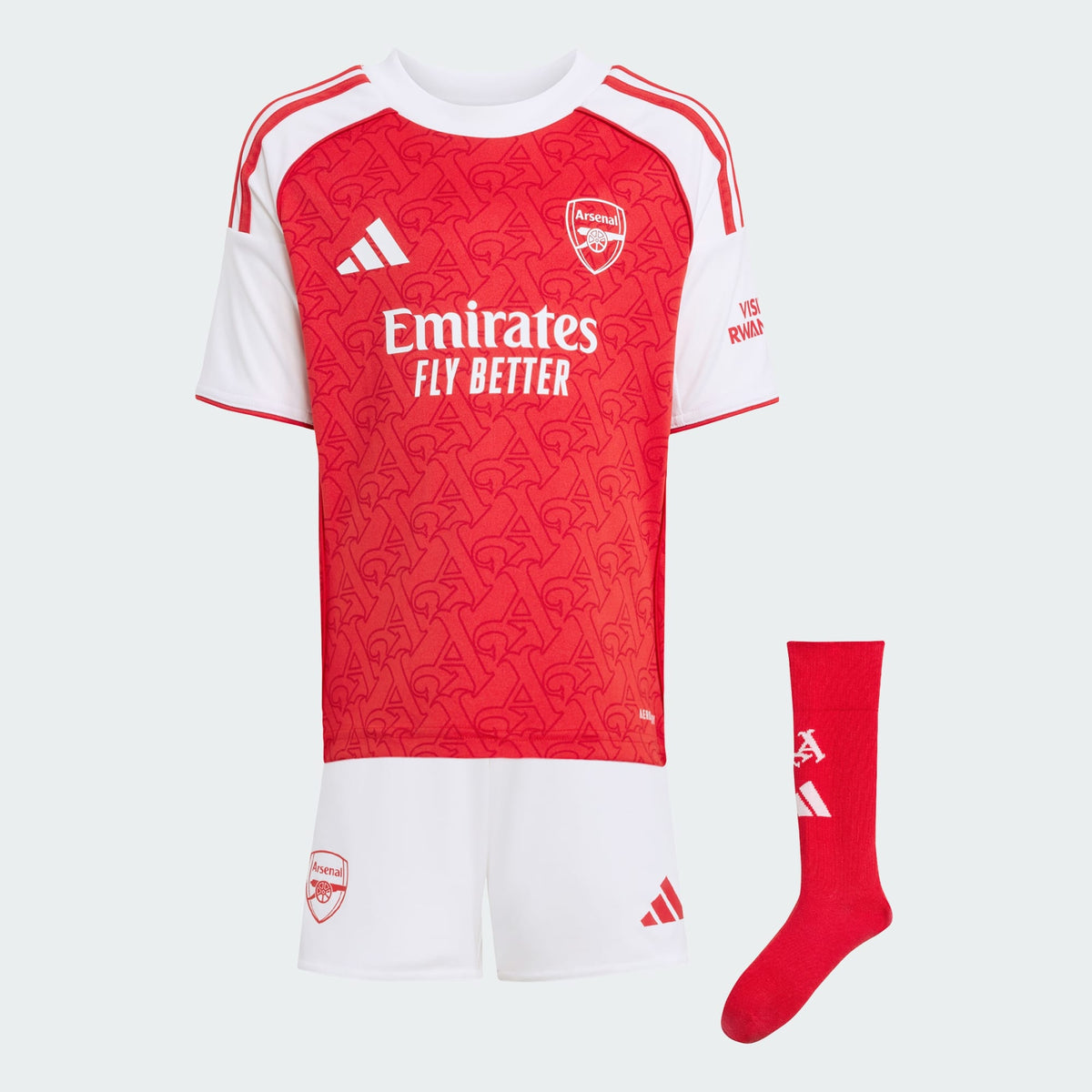 adidas Arsenal 25/26 Home Mini Kit Kids - JI9529-ADIDAS by adidas | Available at Niky's Sports