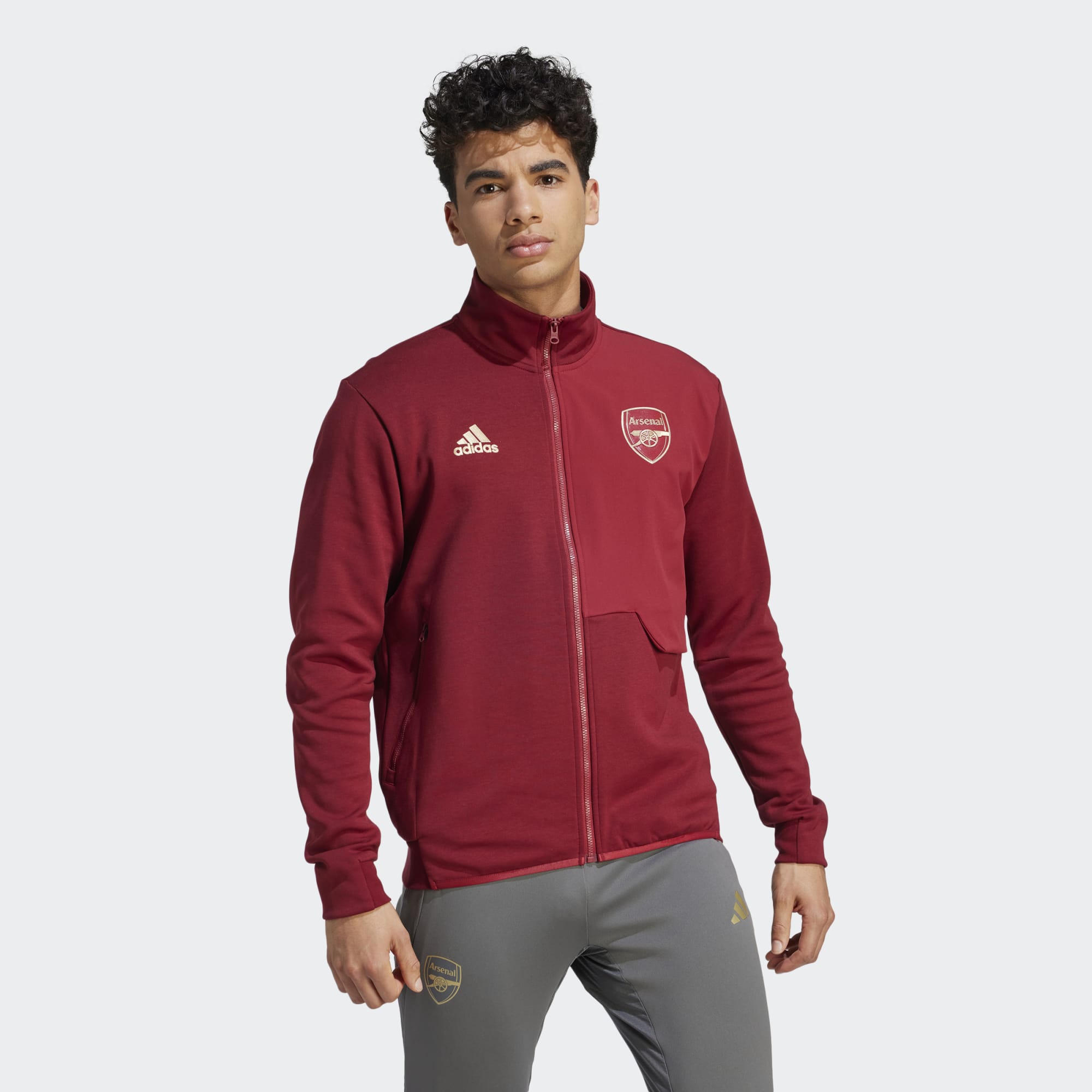 adidas Arsenal Anthem Jacket - HZ2080-ADIDAS by adidas | Available at Niky's Sports