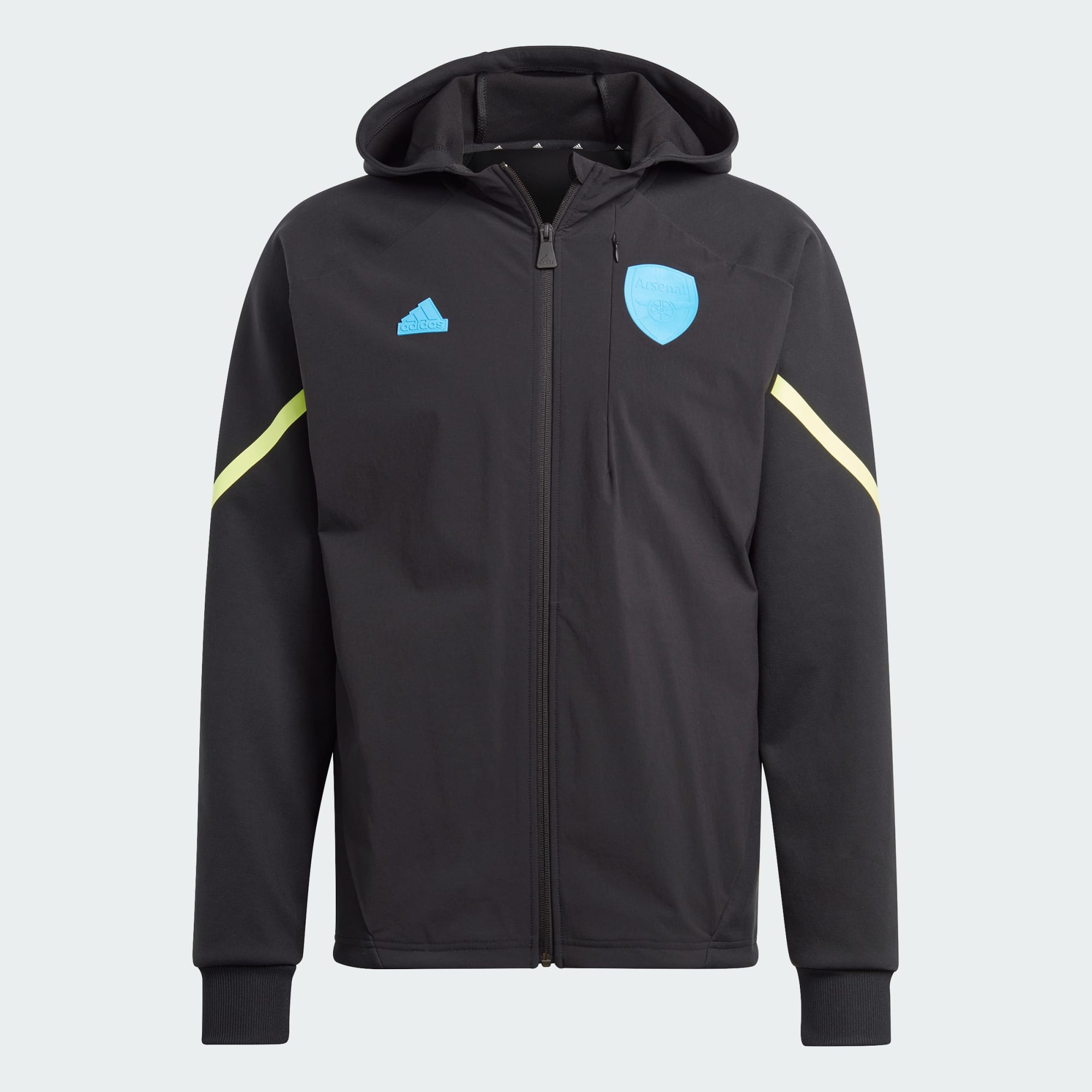 ADIDAS ARSENAL DESIGNED FOR GAMEDAY FULL-ZIP HOODIE - HZ2040-ADIDAS by adidas | Available at Niky's Sports