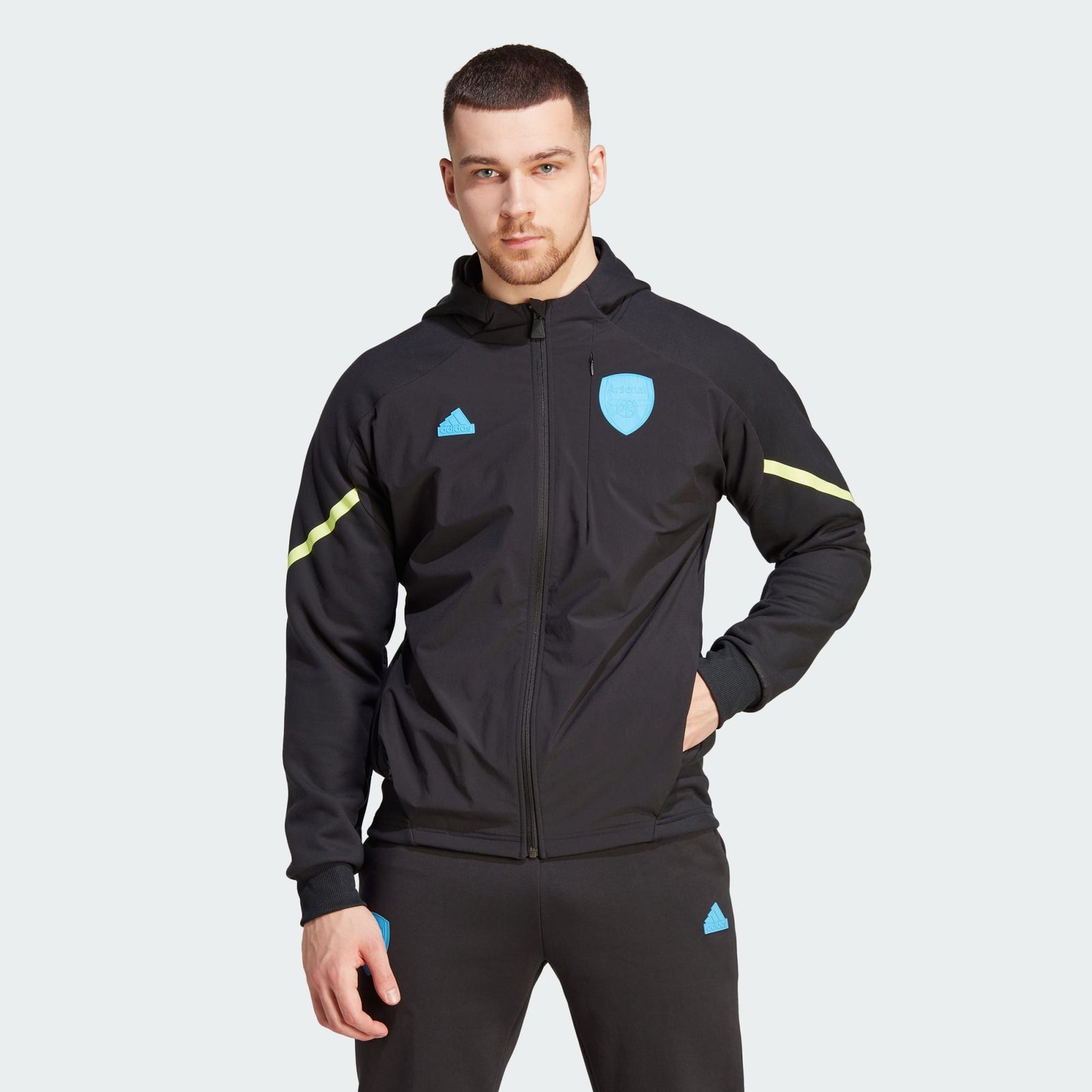 Arsenal hoodie black on sale