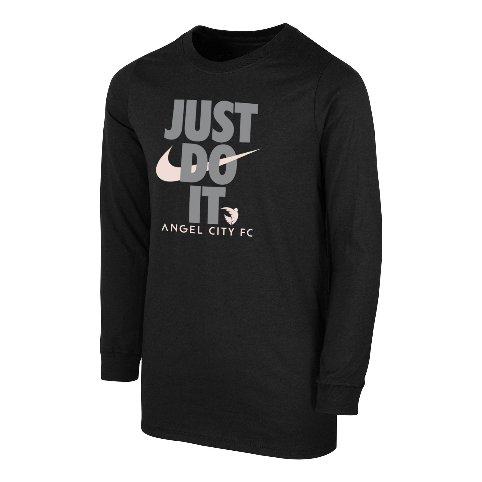 Nike Angel City FC Core Long Sleeve Youth Tee - B12461-BLK-NIKE by Nike | Available at Niky's Sports