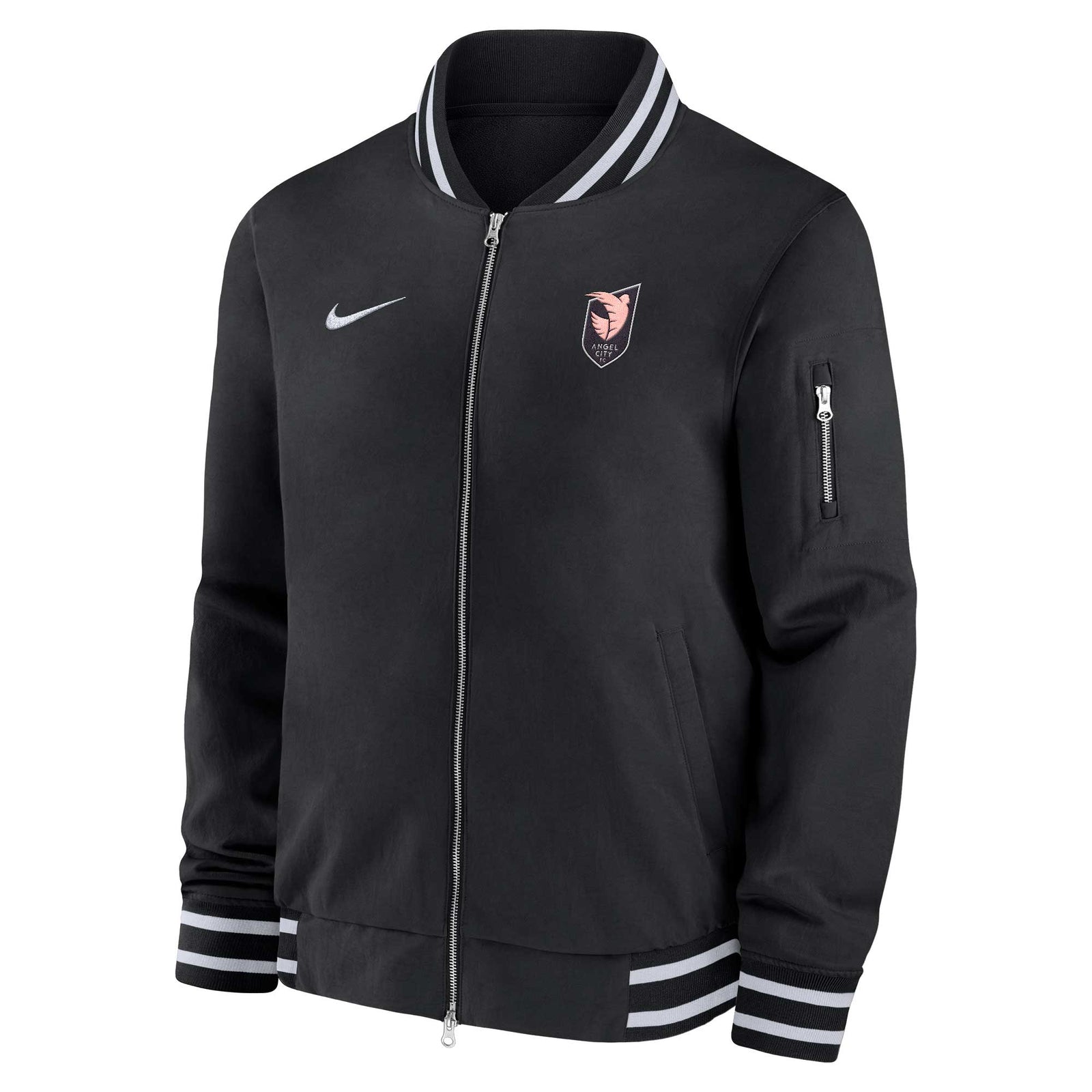 Nike Angel City FC Bomber Jacket - E001254-ANFC-NIKE by Nike | Available at Niky's Sports