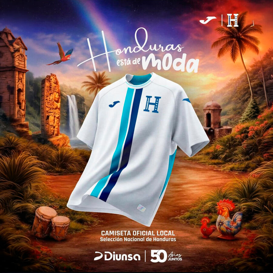 Joma Honduras Men's Home Jersey 2026 - A310601C0201-JOMA by Joma | Available at Niky's Sports
