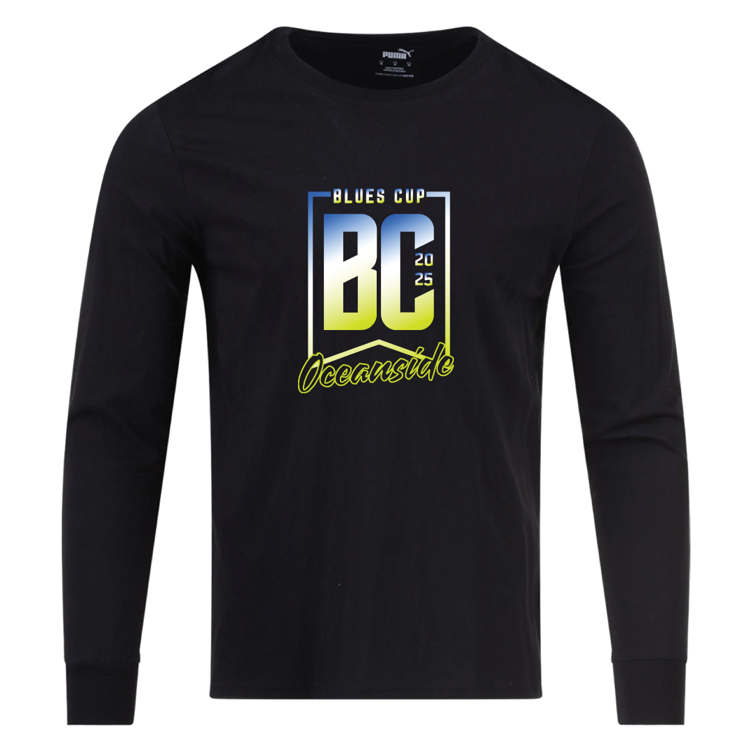 PUMA SC BLUES CUP 2025 CITY LONG SLEEVE TEE - 2 COLORS AVAILABLE -  by Niky&#39;s Sports | Available at Niky&#39;s Sports