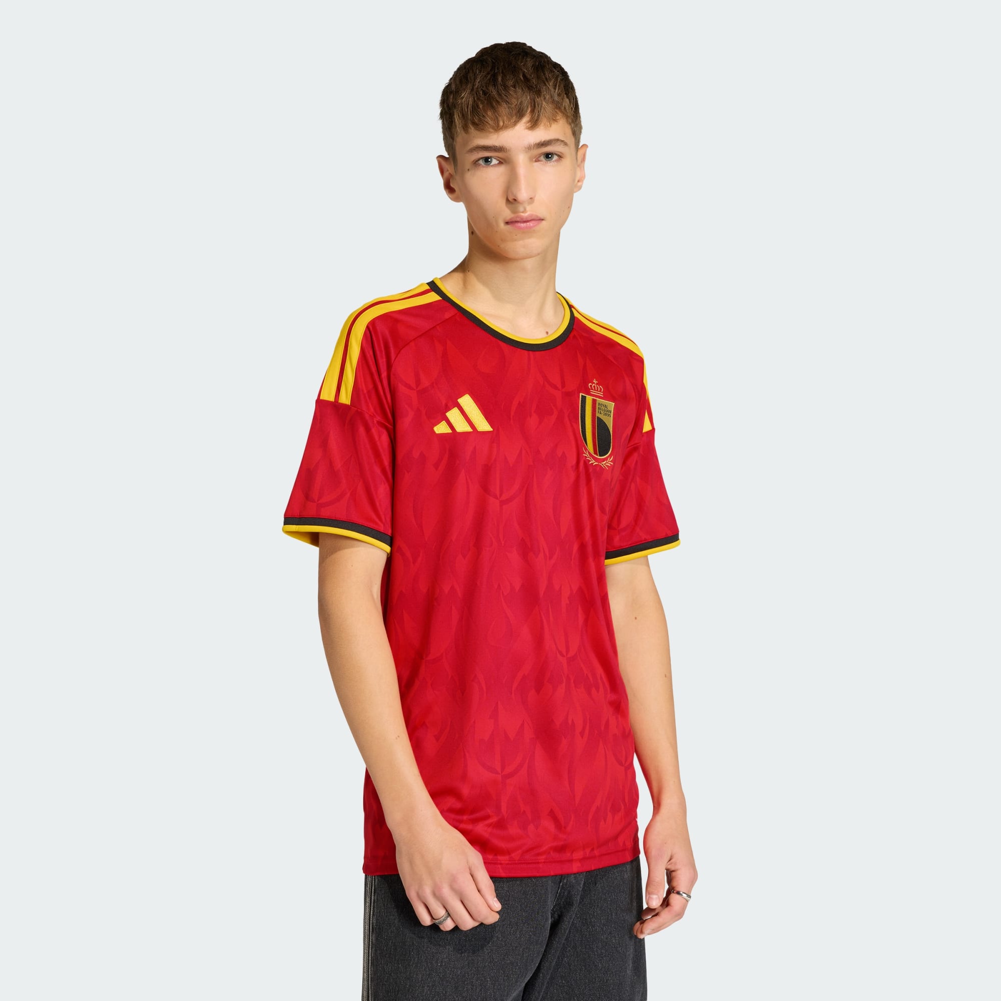 adidas Belgium 26 Home Stadium Men's Jersey