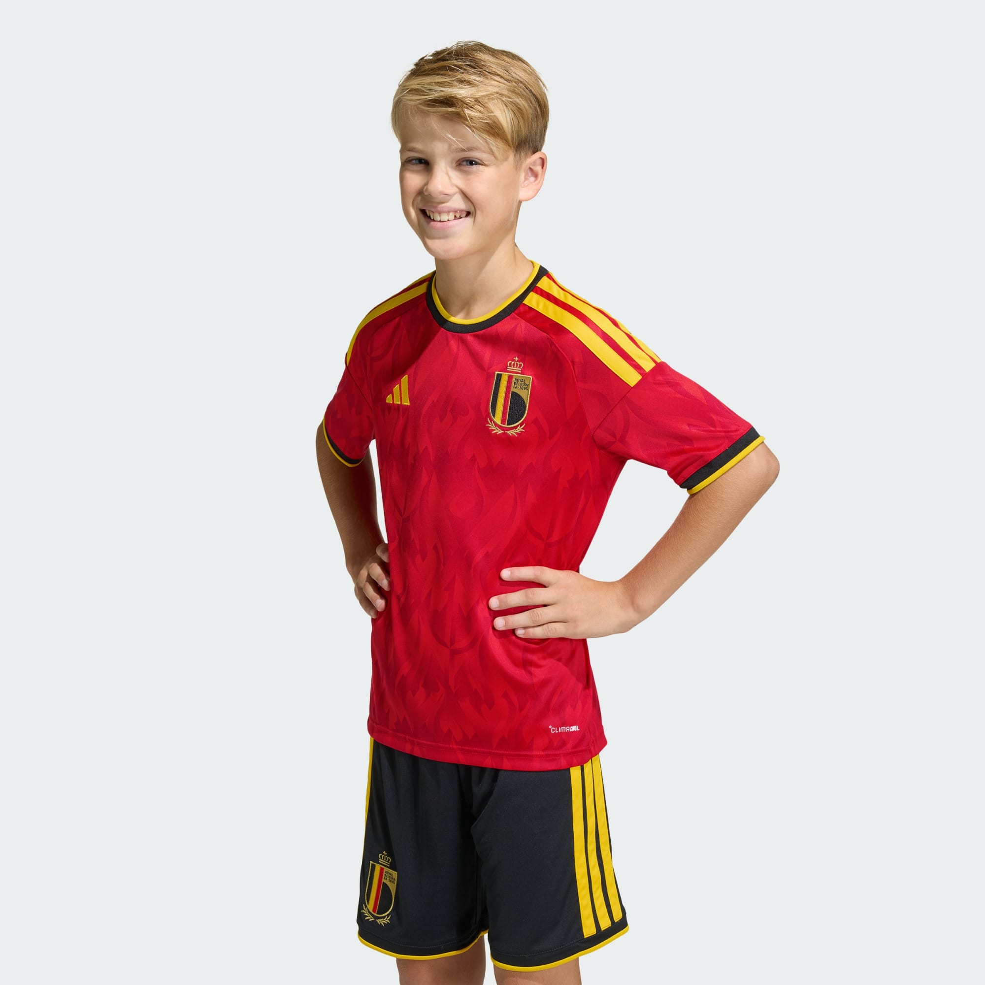 adidas Belgium 26 Home Kids Jersey - JZ5988-ADIDAS by adidas | Available at Niky's Sports