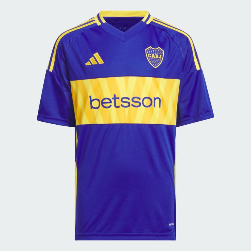 adidas BOCA JUNIORS 24/25 HOME JERSEY KIDS - IS7461-ADIDAS by adidas | Available at Niky&#39;s Sports