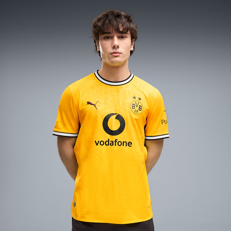 PUMA Borussia Dortmund Home Authentic Men's Soccer Jersey