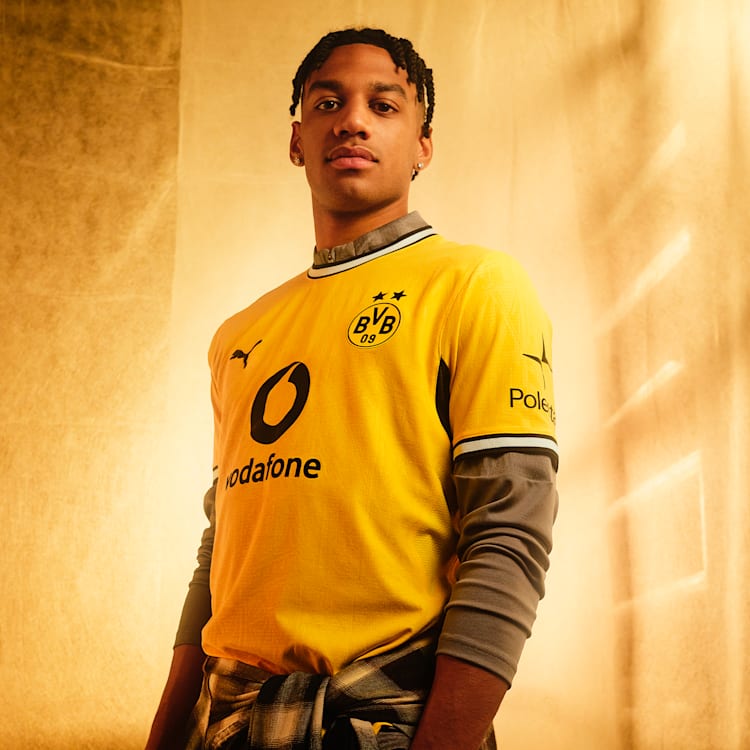 PUMA Borussia Dortmund Home Authentic Men's Soccer Jersey