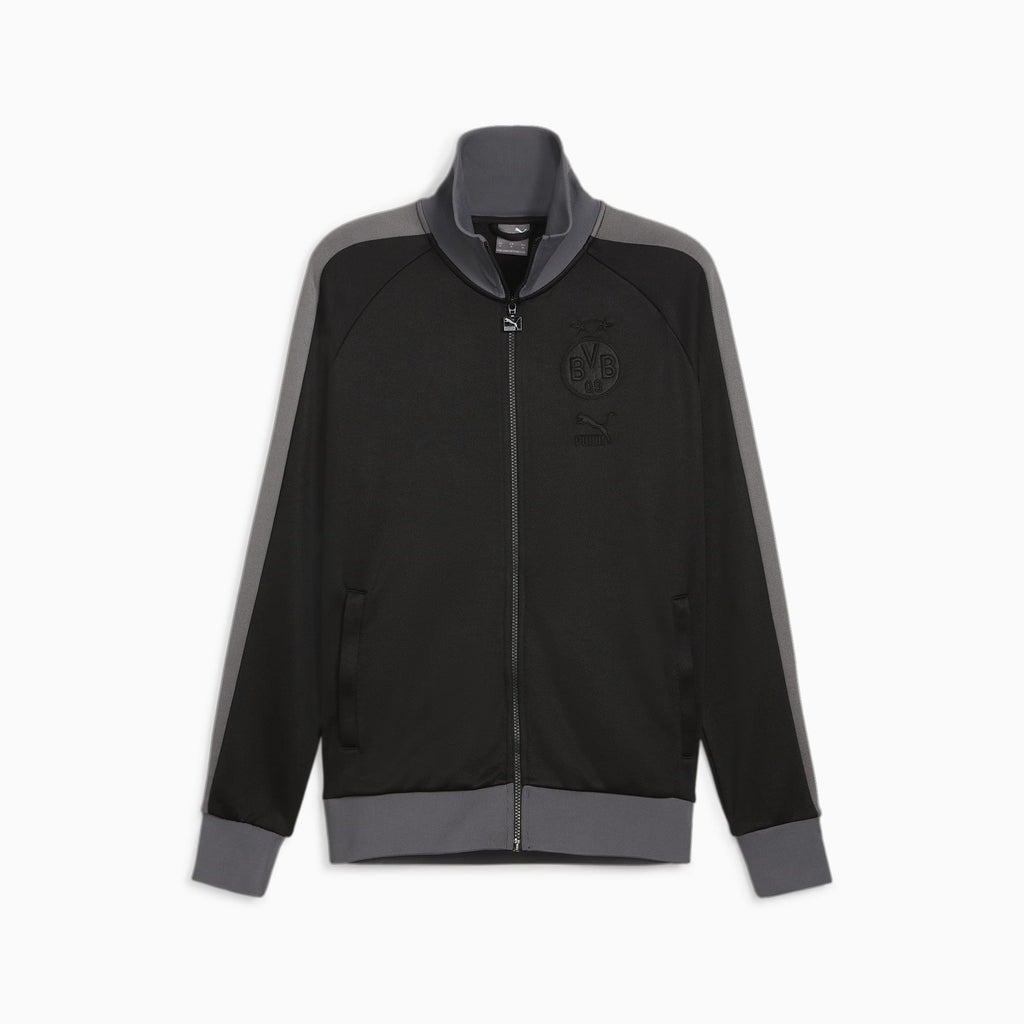 Puma Borussia Dortmund Ftblheritage T7 Jacket - 769573-06-PUMA by Puma | Available at Niky's Sports