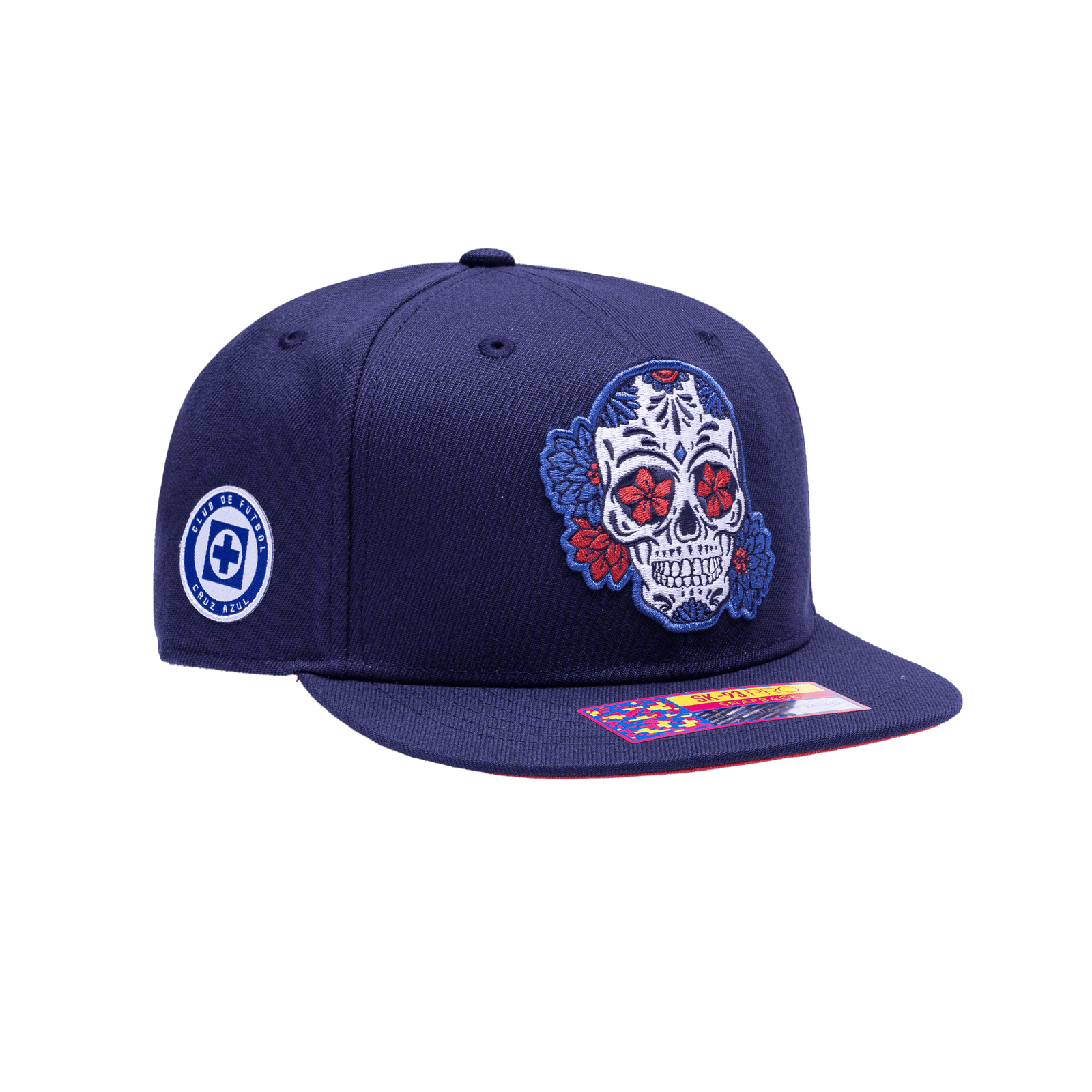 FAN INK CRUZ AZUL ¿ME DA MI CALAVERITA? SNAPBACK HAT - CAZ-2093-5685-FAN INK by Fan Ink | Available at Niky's Sports