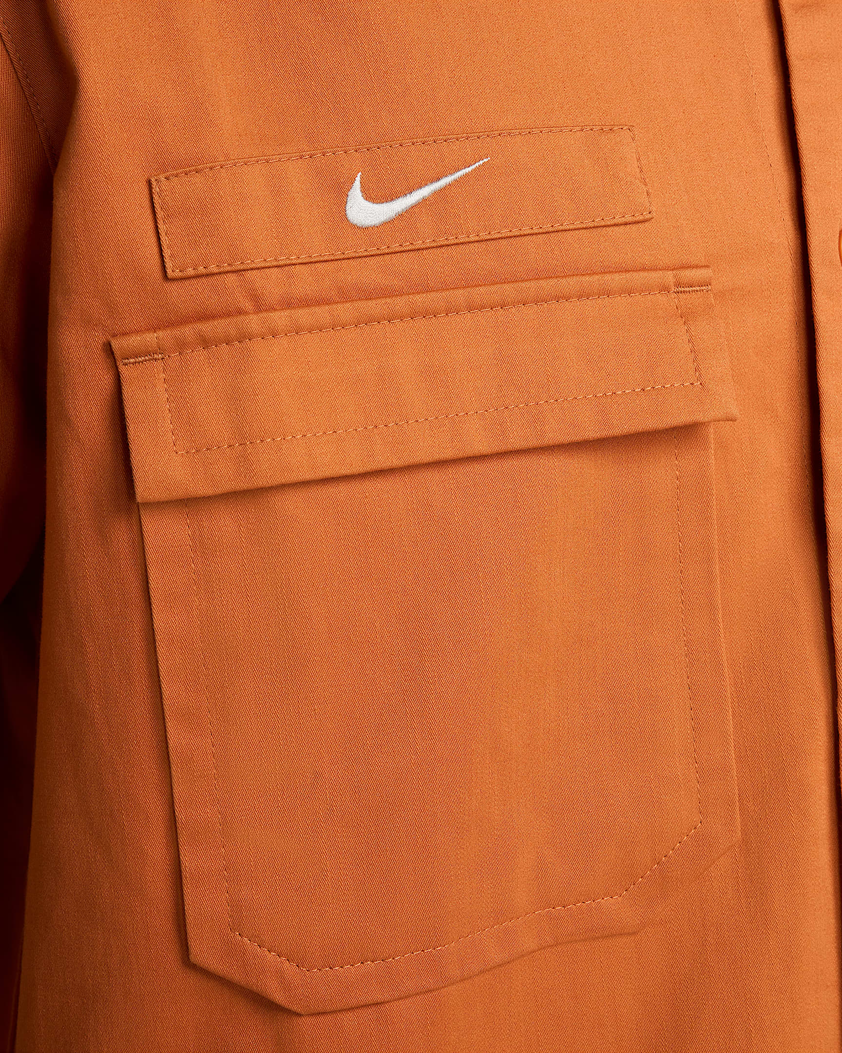 Nike Club America Men's Life Woven Military Short-Sleeve Button-Down Shirt - FQ7829-831-NIKE by Nike | Available at Niky's Sports