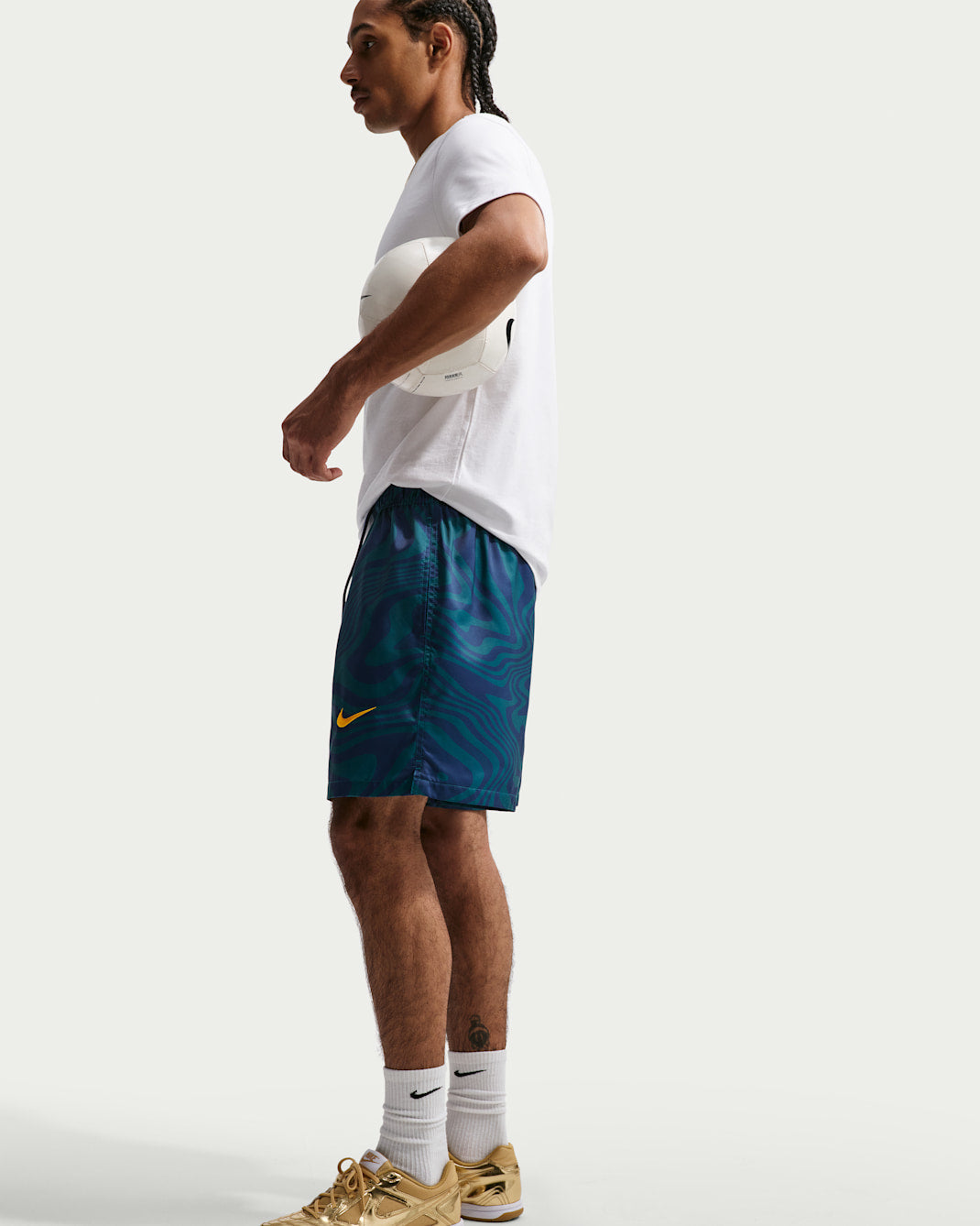 Nike Brazil Club Men's Soccer Flow Shorts - IB6416-381-NIKE by Nike | Available at Niky's Sports