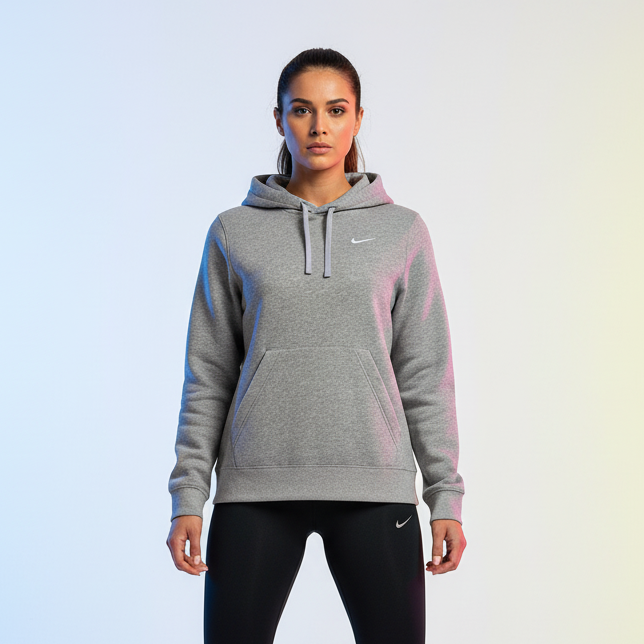 Nike Club Women's Training Pullover Hoodie - CJ1789-063-NIKE by Nike | Available at Niky's Sports
