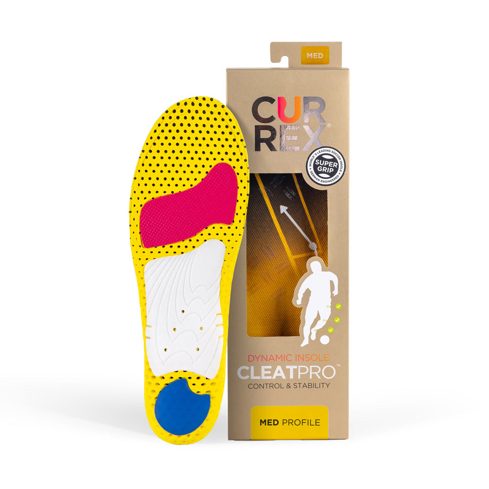 CURREX CLEATPRO® INSOLES FOR FOOTBALL AND CLEATED SHOES - MEDIUM PROFILE