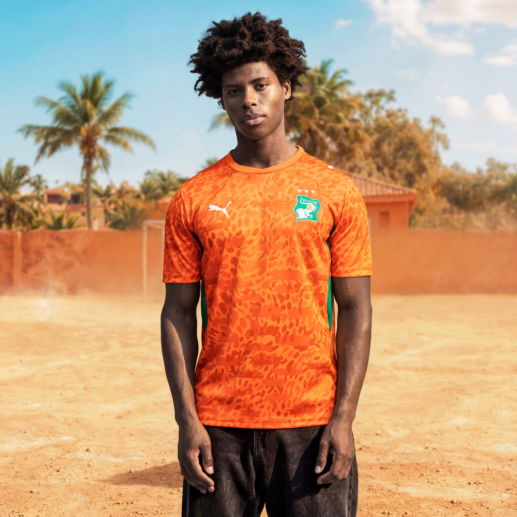 Puma Ivory Coast 26 Home Men's Soccer Jersey - 783182-01-PUMA by Puma | Available at Niky's Sports