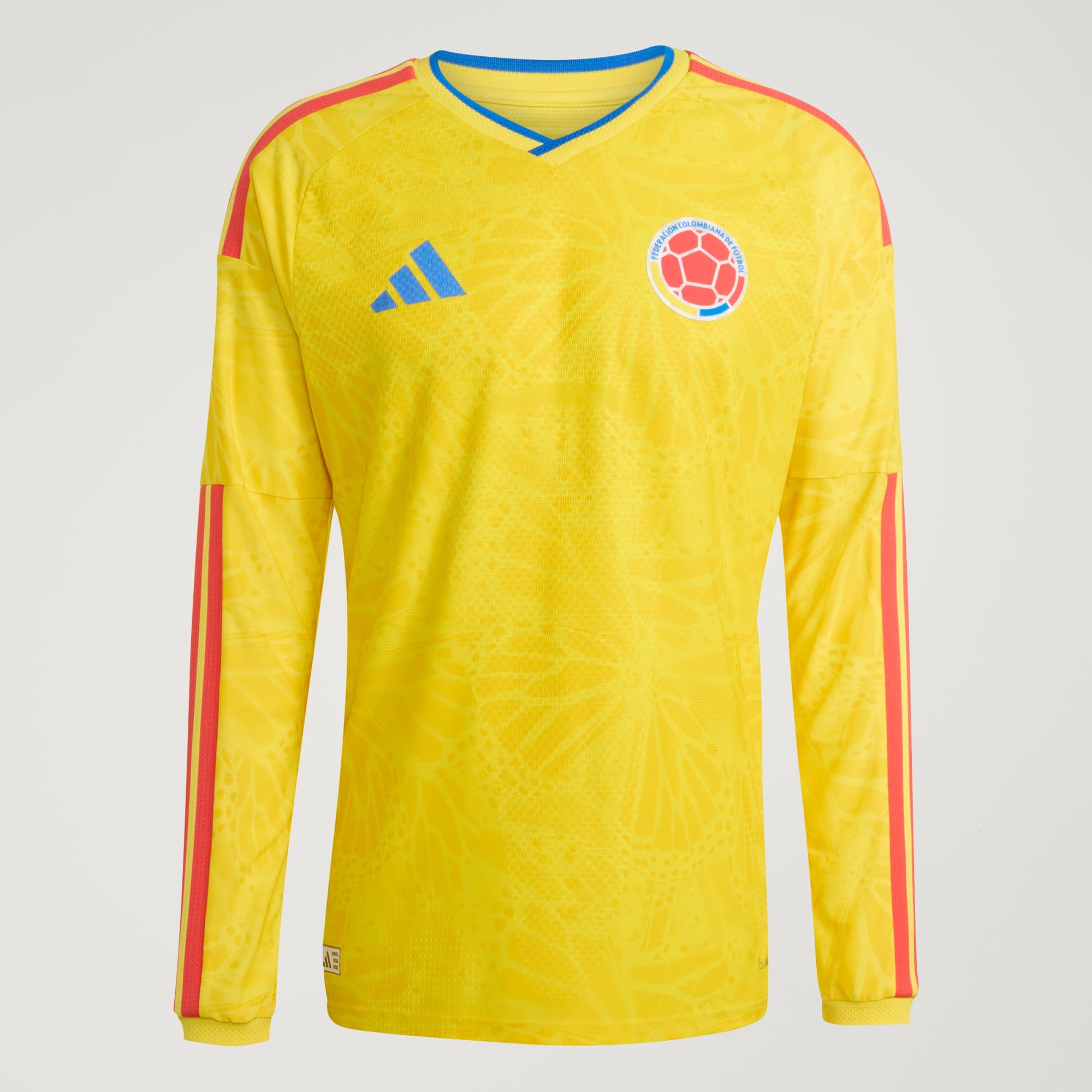 adidas Colombia 26 Home Authentic Long Sleeve Jersey - JZ8789-ADIDAS by adidas | Available at Niky's Sports