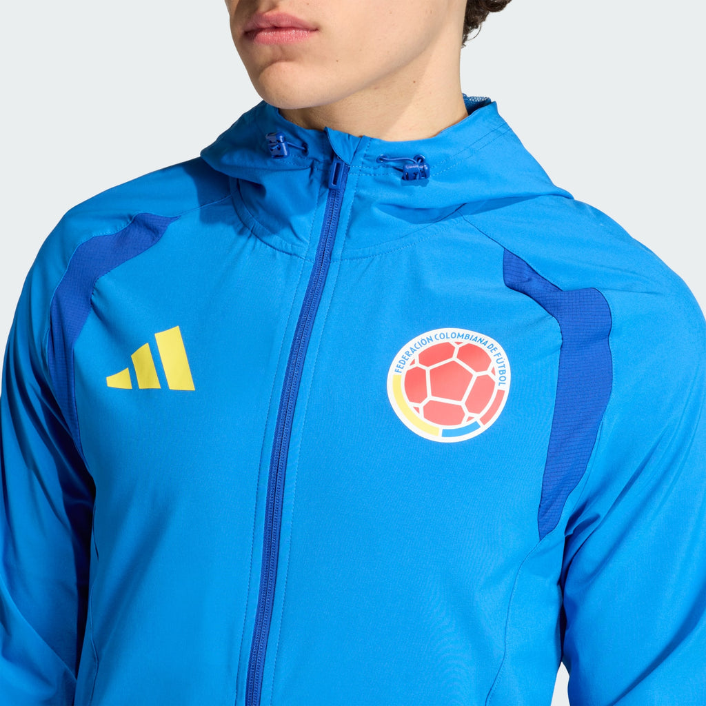 adidas Colombia Tiro Travel Full Zip Windbreaker