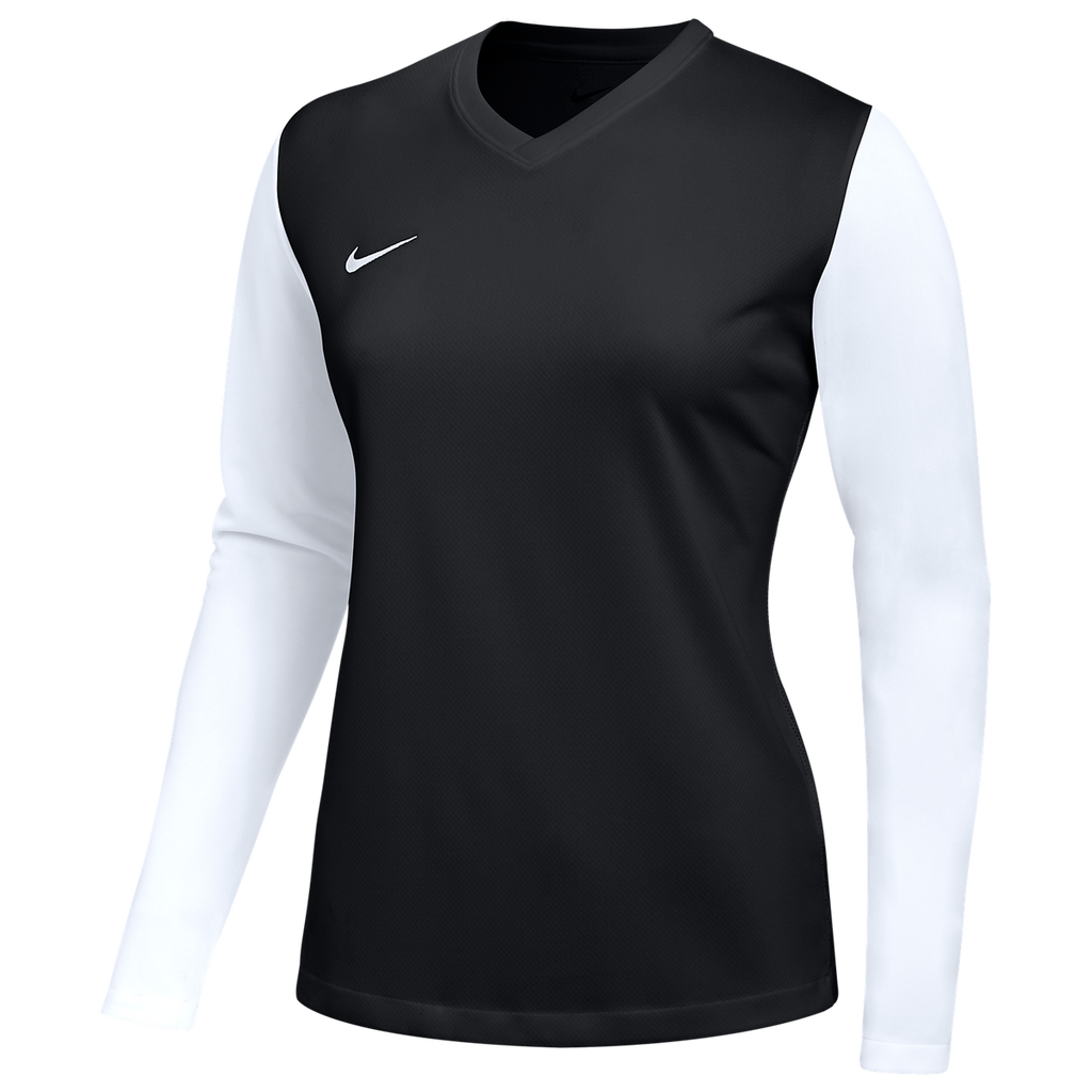 Nike Women's Dri-FIT Tiempo Premier II Long Sleeve Jersey - Black - DH8236-010-NIKE by Nike | Available at Niky's Sports
