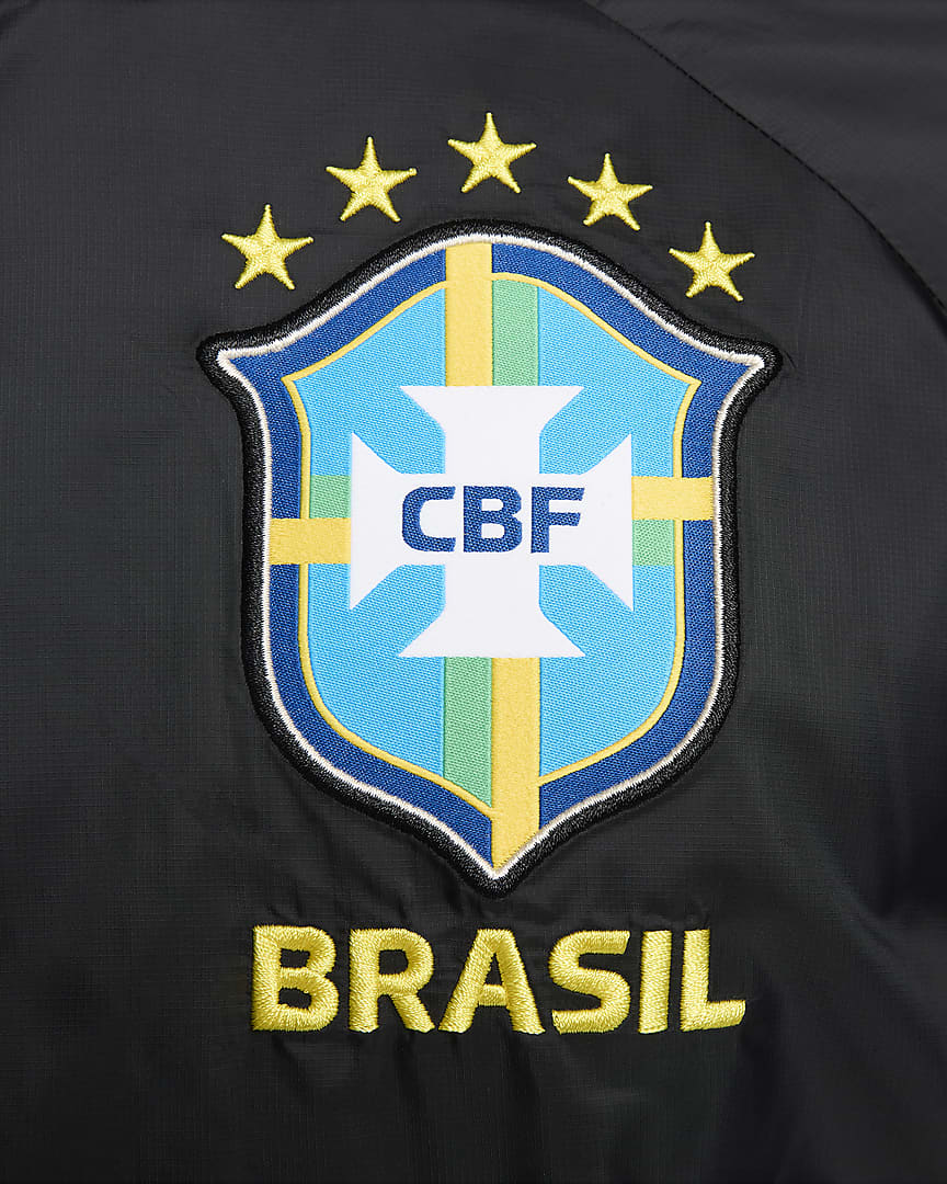Nike Brazil Men's Anthem Jacket - FZ8359-010-NIKE by Nike | Available at Niky's Sports