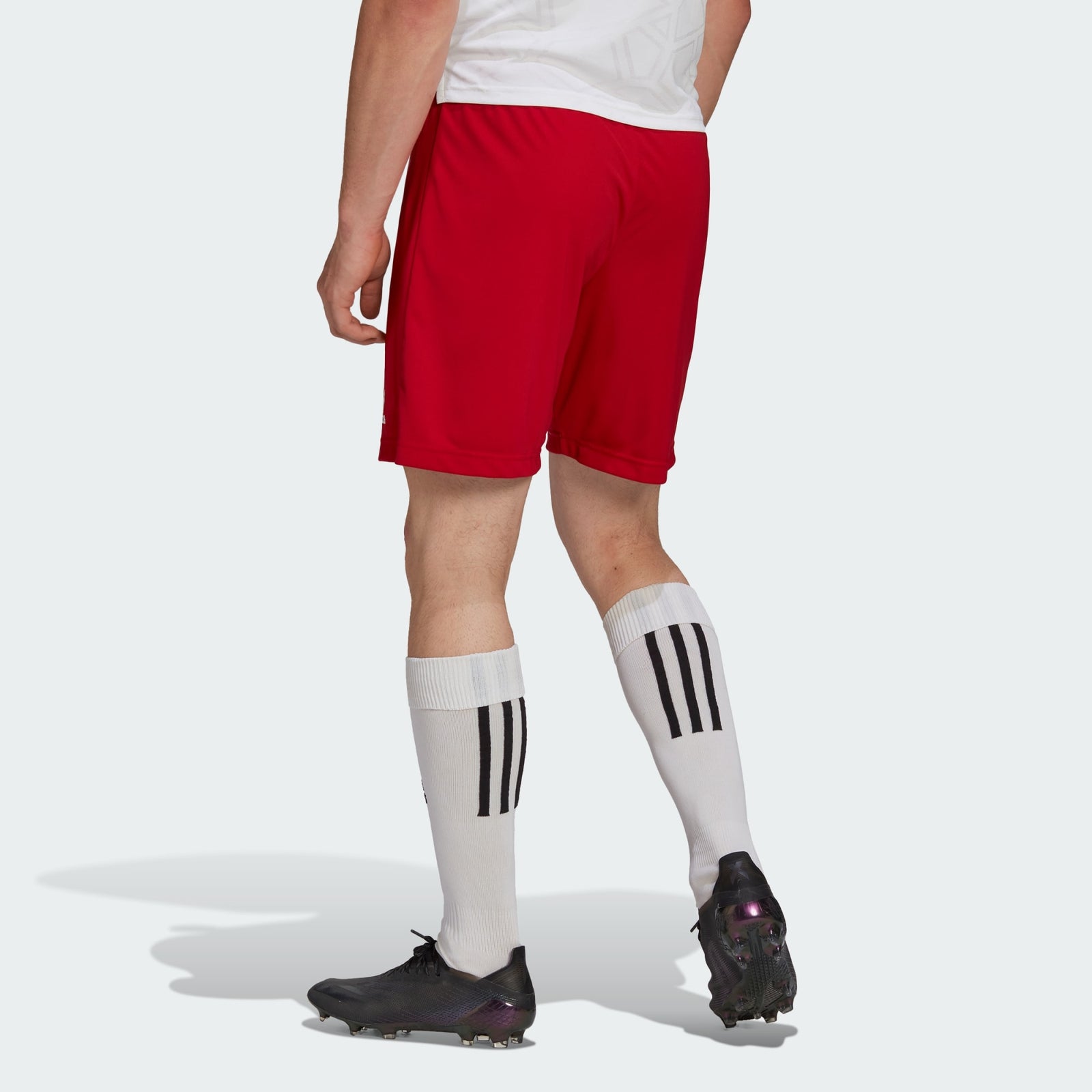 adidas Entrada 22 Soccer Short Red - H61735-ADIDAS by adidas | Available at Niky's Sports