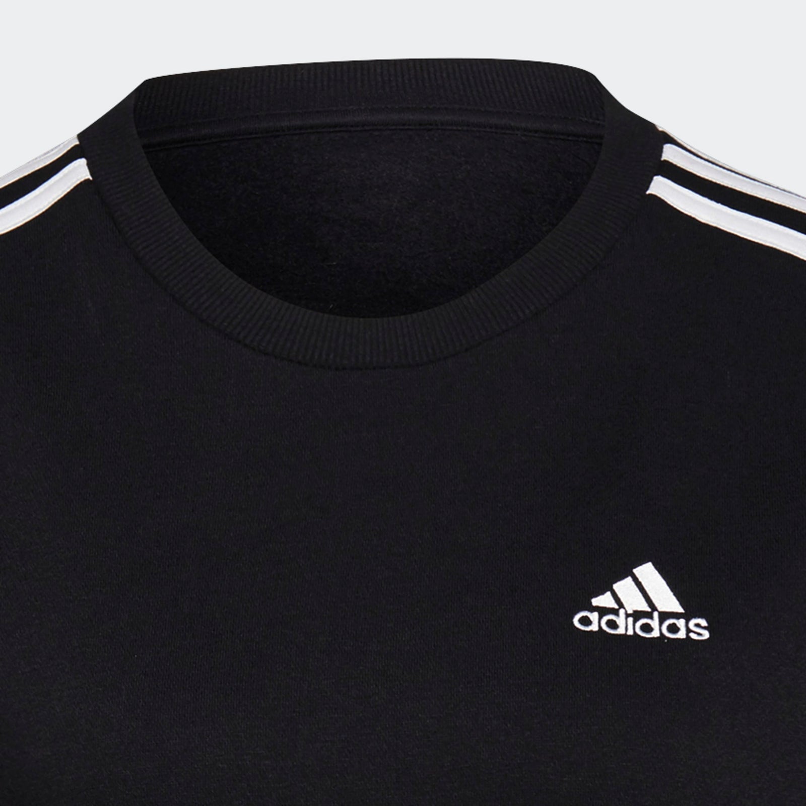 adidas ESSENTIALS 3-STRIPES FLEECE WOMEN'S SWEATSHIRT - GS1344-ADIDAS by adidas | Available at Niky's Sports