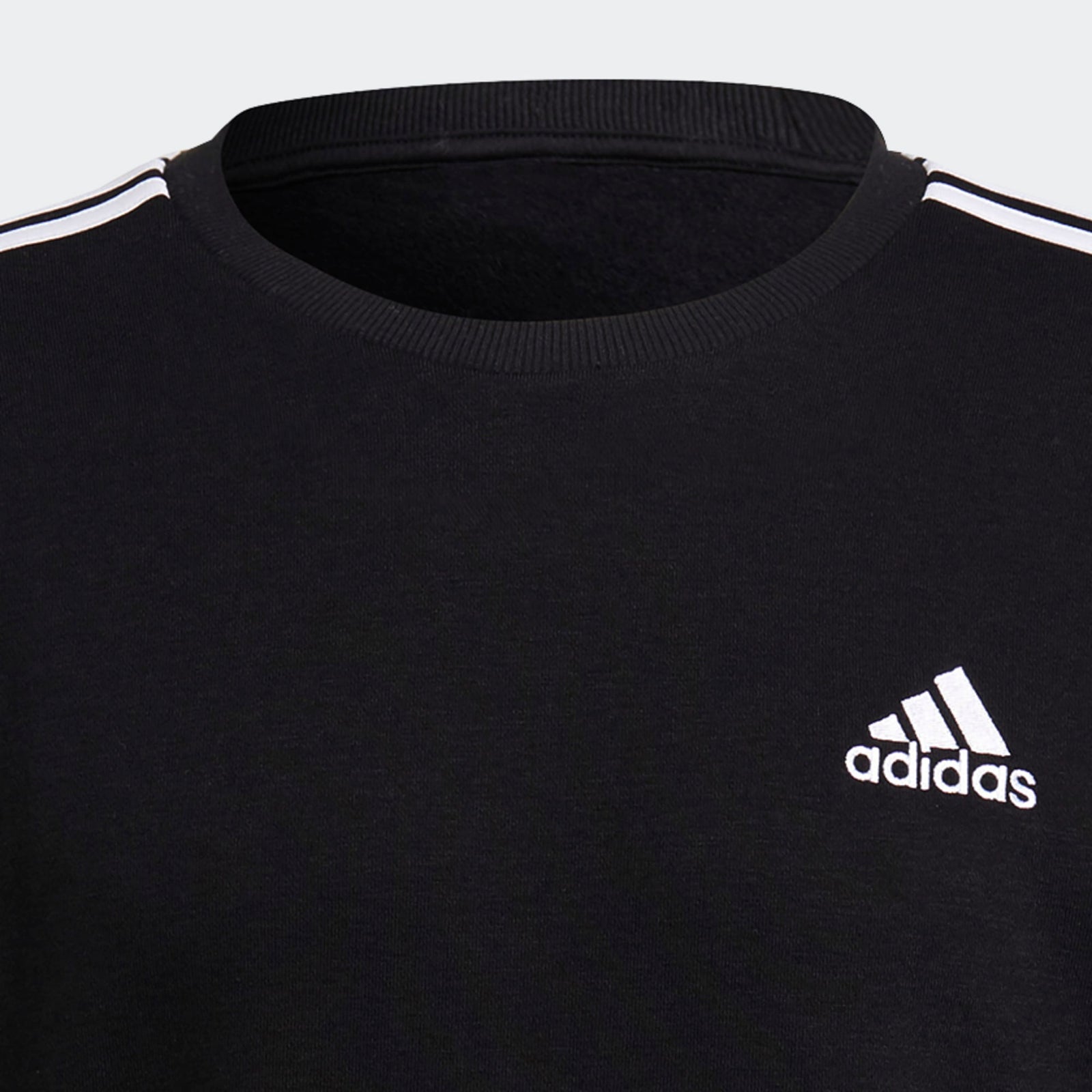 adidas ESSENTIALS FLEECE 3-STRIPES MEN'S SWEATSHIRT - GK9106-ADIDAS by adidas | Available at Niky's Sports