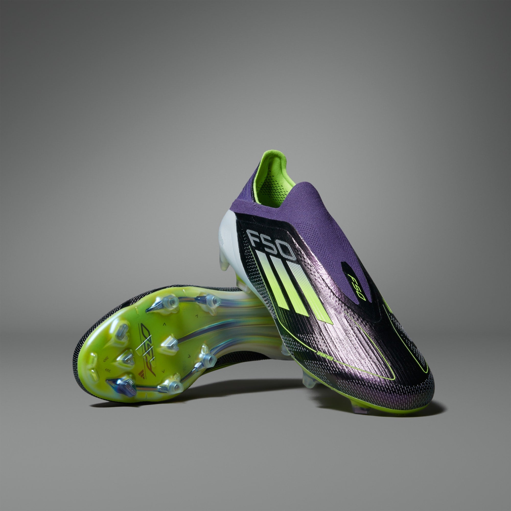 adidas F50 ELITE LACELESS FAST REBORN FIRM GROUND CLEATS - IE9116-ADIDAS by adidas | Available at Niky's Sports