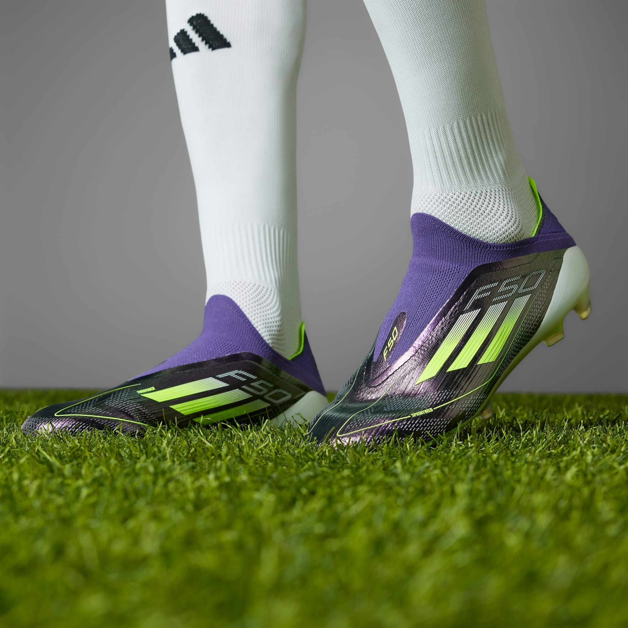 adidas F50 ELITE LACELESS FAST REBORN FIRM GROUND CLEATS - IE9116-ADIDAS by adidas | Available at Niky's Sports