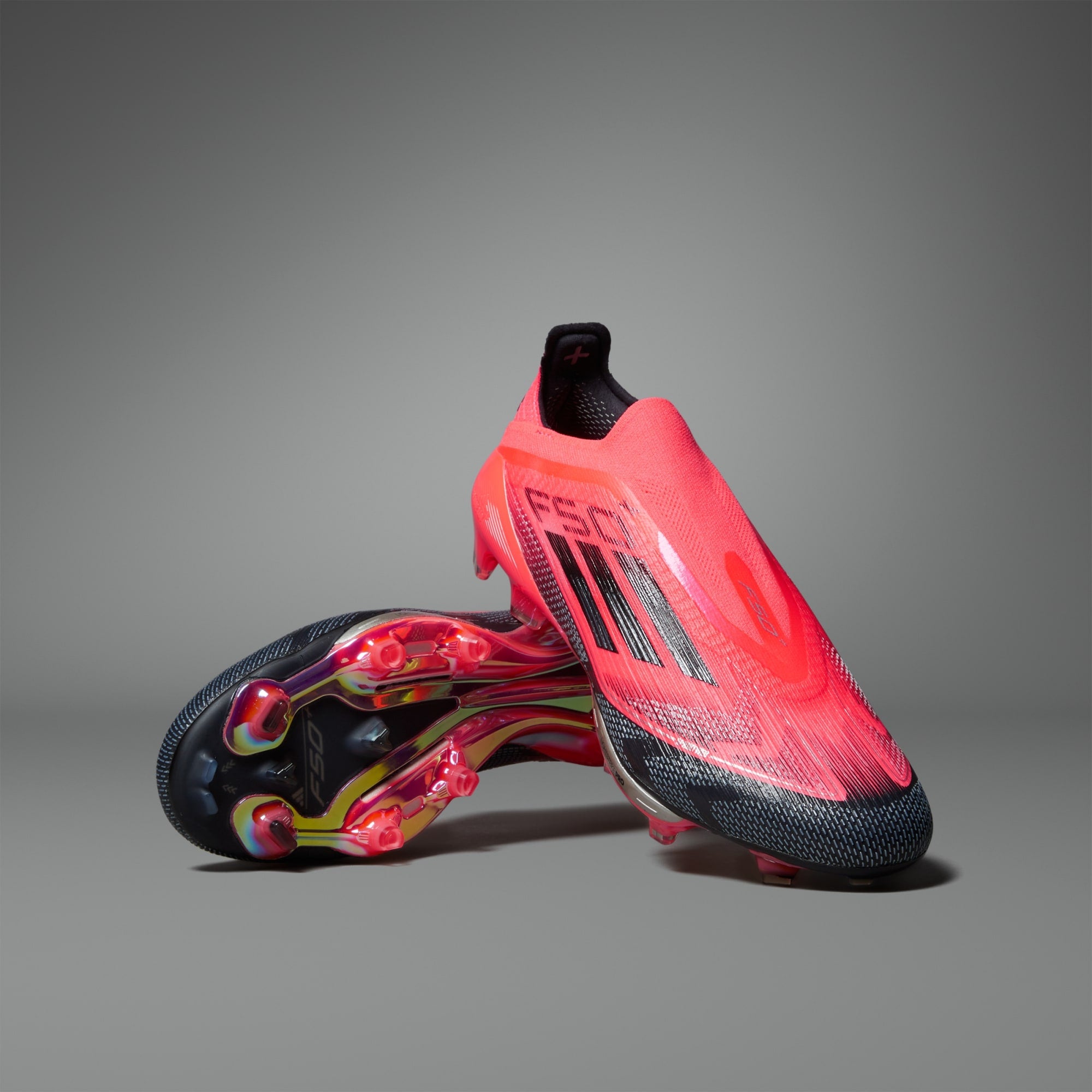 adidas F50+ Firm Ground Soccer Cleats Red/Black adidas F50+ Firm Ground Soccer Cleats Red/Black