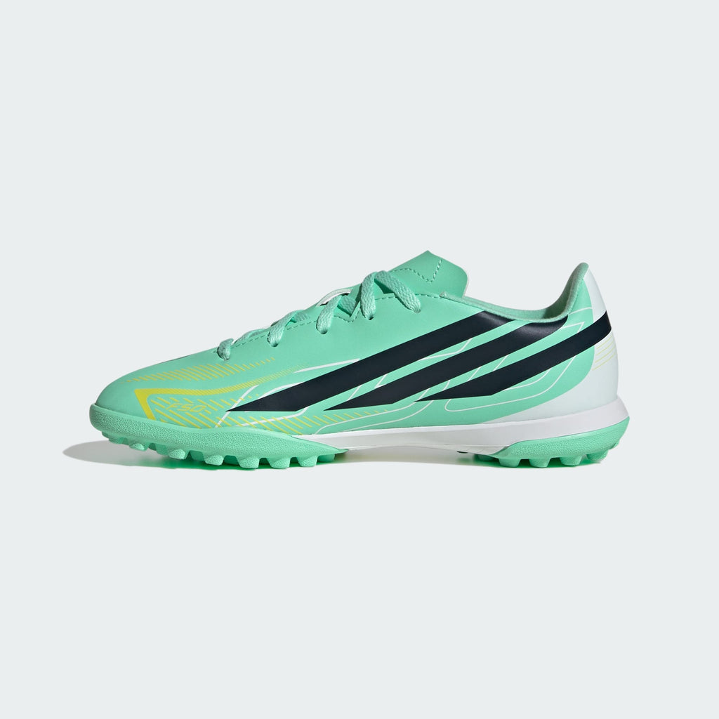 adidas F50 Hyperfast Club Youth Turf Soccer Shoes - Pulse Mint