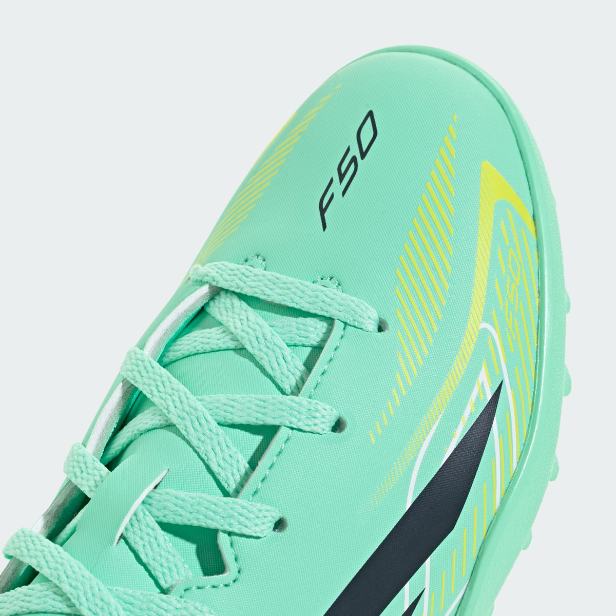 adidas F50 Hyperfast Club Youth Turf Soccer Shoes - Pulse Mint
