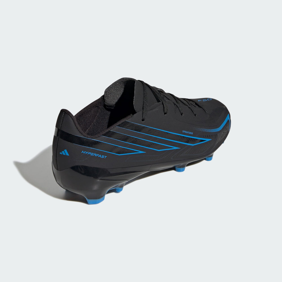 adidas F50 Hyperfast League Youth Firm Ground Soccer Cleats - Core Black