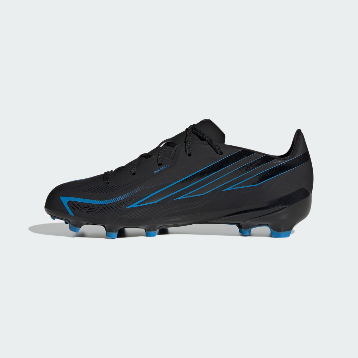 adidas F50 Hyperfast League Youth Firm Ground Soccer Cleats - Core Black