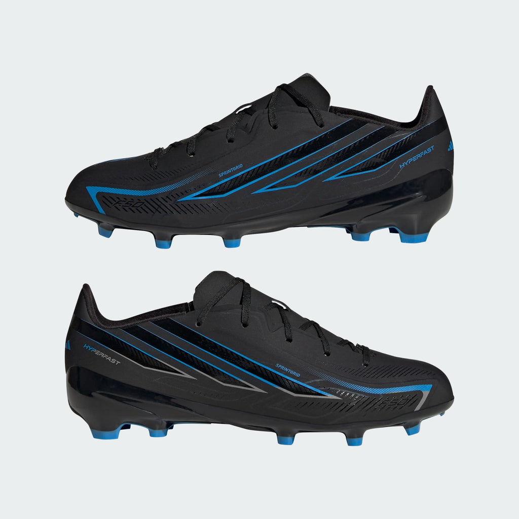 adidas F50 Hyperfast League Youth Firm Ground Soccer Cleats - Core Black