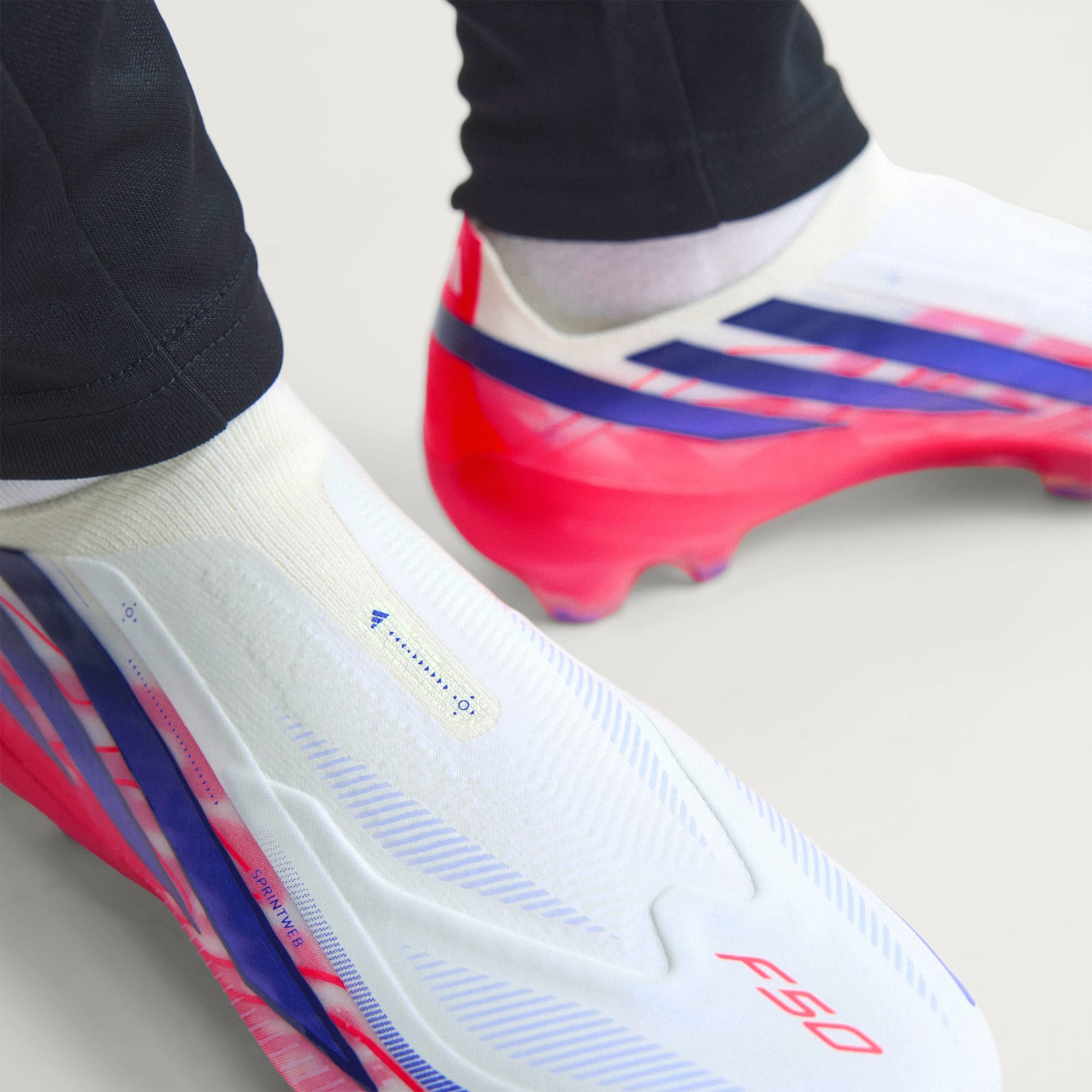 adidas F50 HYPERFAST ELITE LACELESS FIRM GROUND CLEATS - KJ6074-adidas by adidas | Available at Niky's Sports