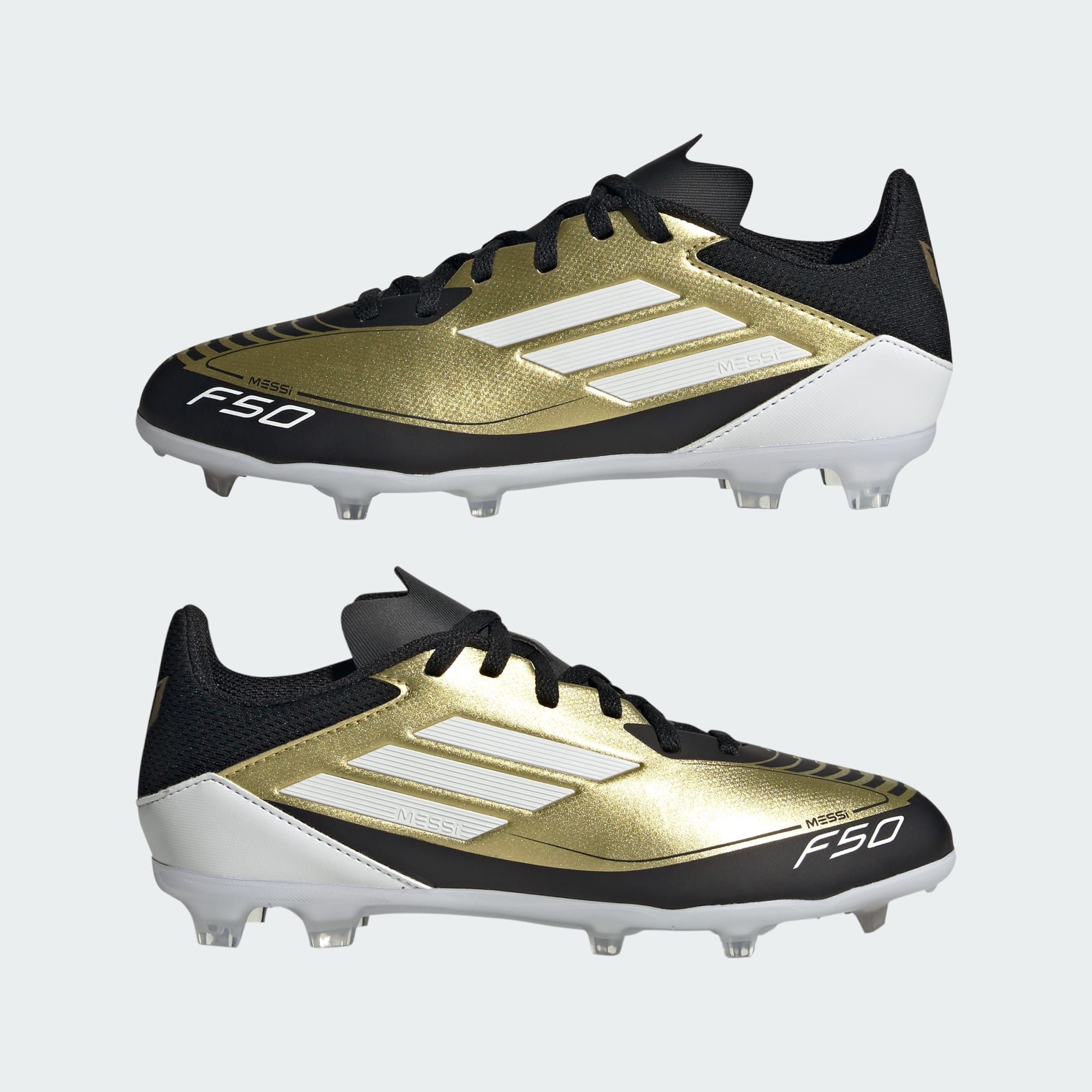 Boys gold soccer cleats clearance