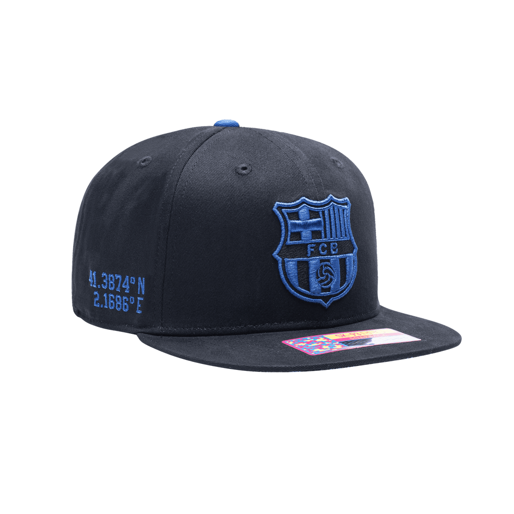 Fan Ink FC Barcelona Locale Snapback Hat - FCB-2093-5664-FAN INK by Fan Ink | Available at Niky's Sports