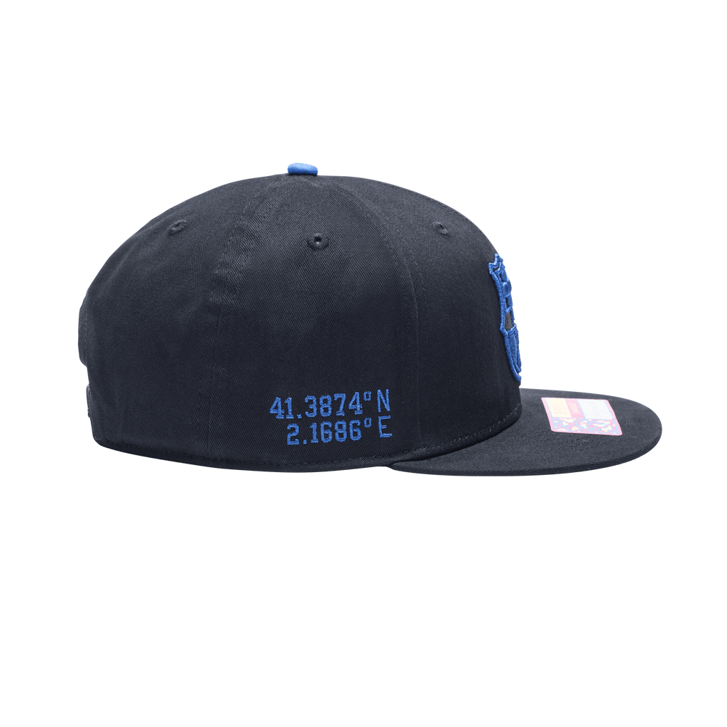 Fan Ink FC Barcelona Locale Snapback Hat - FCB-2093-5664-FAN INK by Fan Ink | Available at Niky's Sports