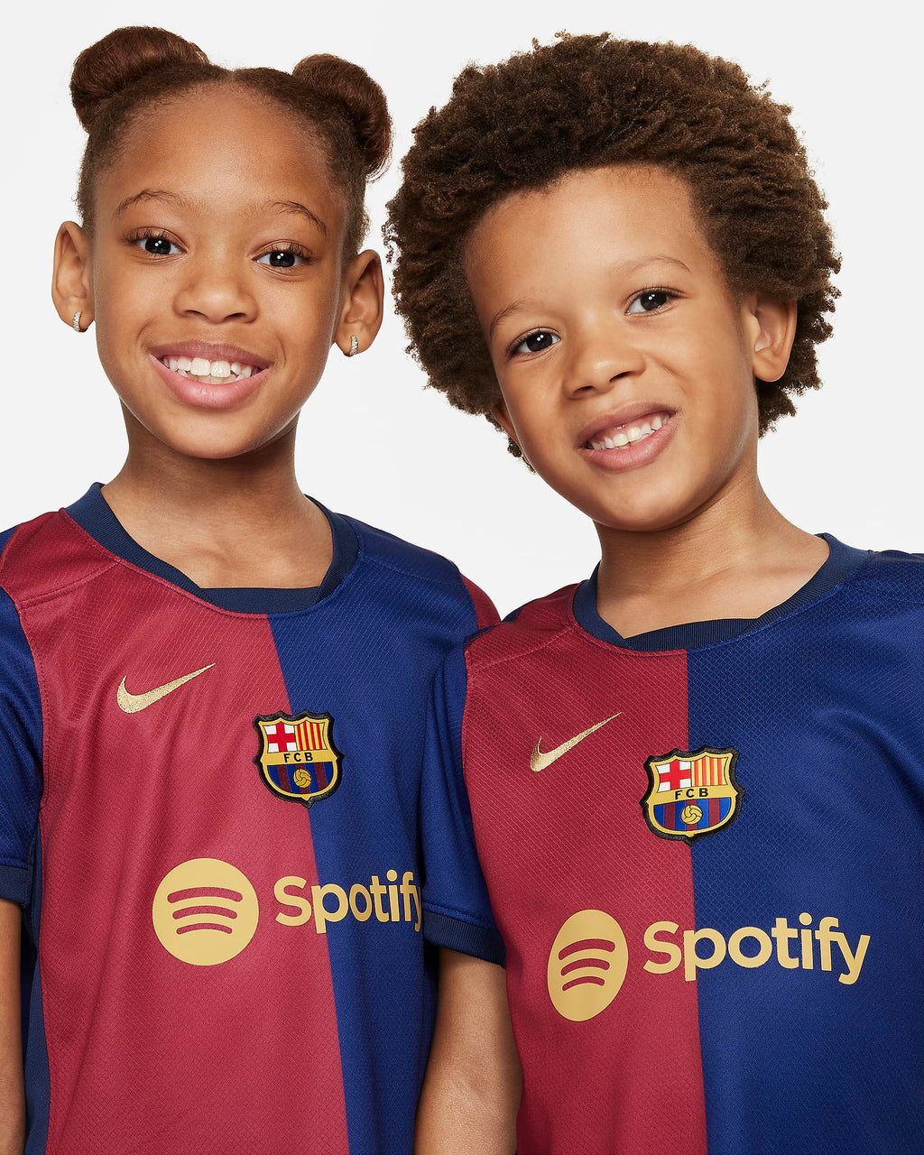Nike FC Barcelona 2024/25 Stadium Home Little Kids' Soccer Replica 3-Piece Kit - FN9233-456-NIKE by Nike | Available at Niky's Sports